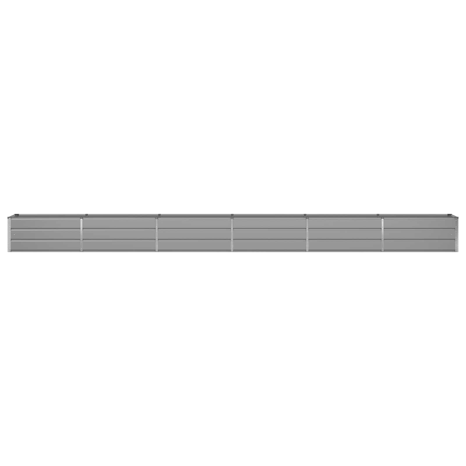Fioriera Grigio chiaro 580 x 50 x 45 cm Acciaio zincato