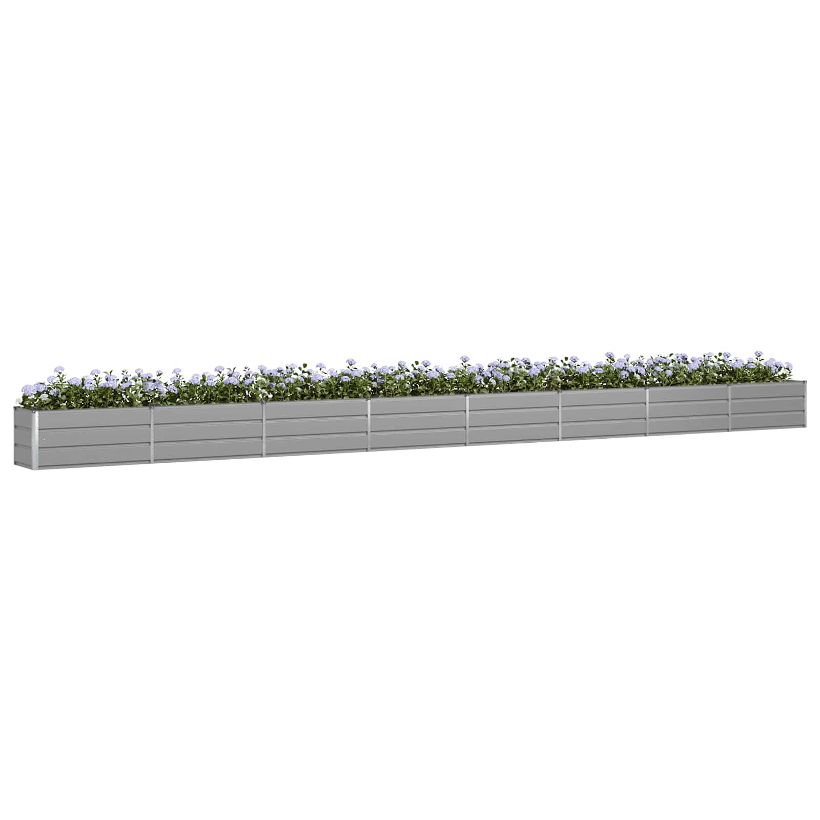 Fioriera Grigio chiaro 770 x 50 x 45 cm Acciaio zincato