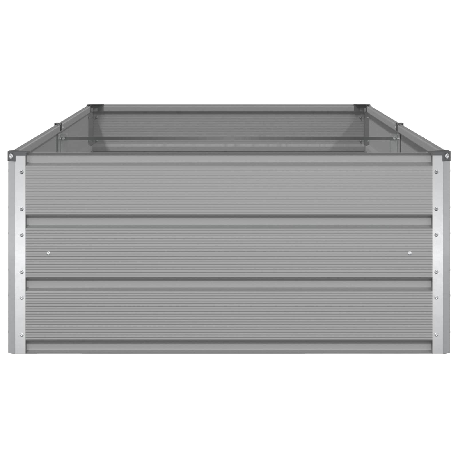 Fioriera Grigio Chiaro 195 x 100 x 45 cm Acciaio zincato