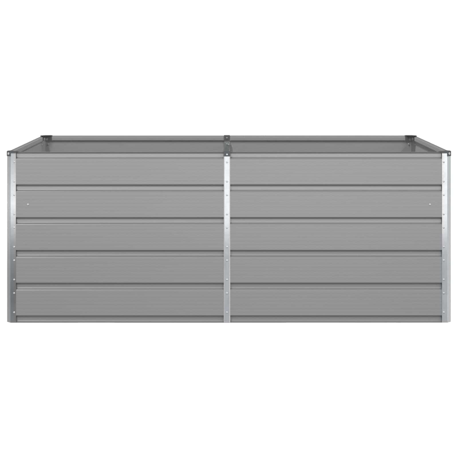 Fioriera Grigio Chiaro 195 x 100 x 75 cm Acciaio zincato