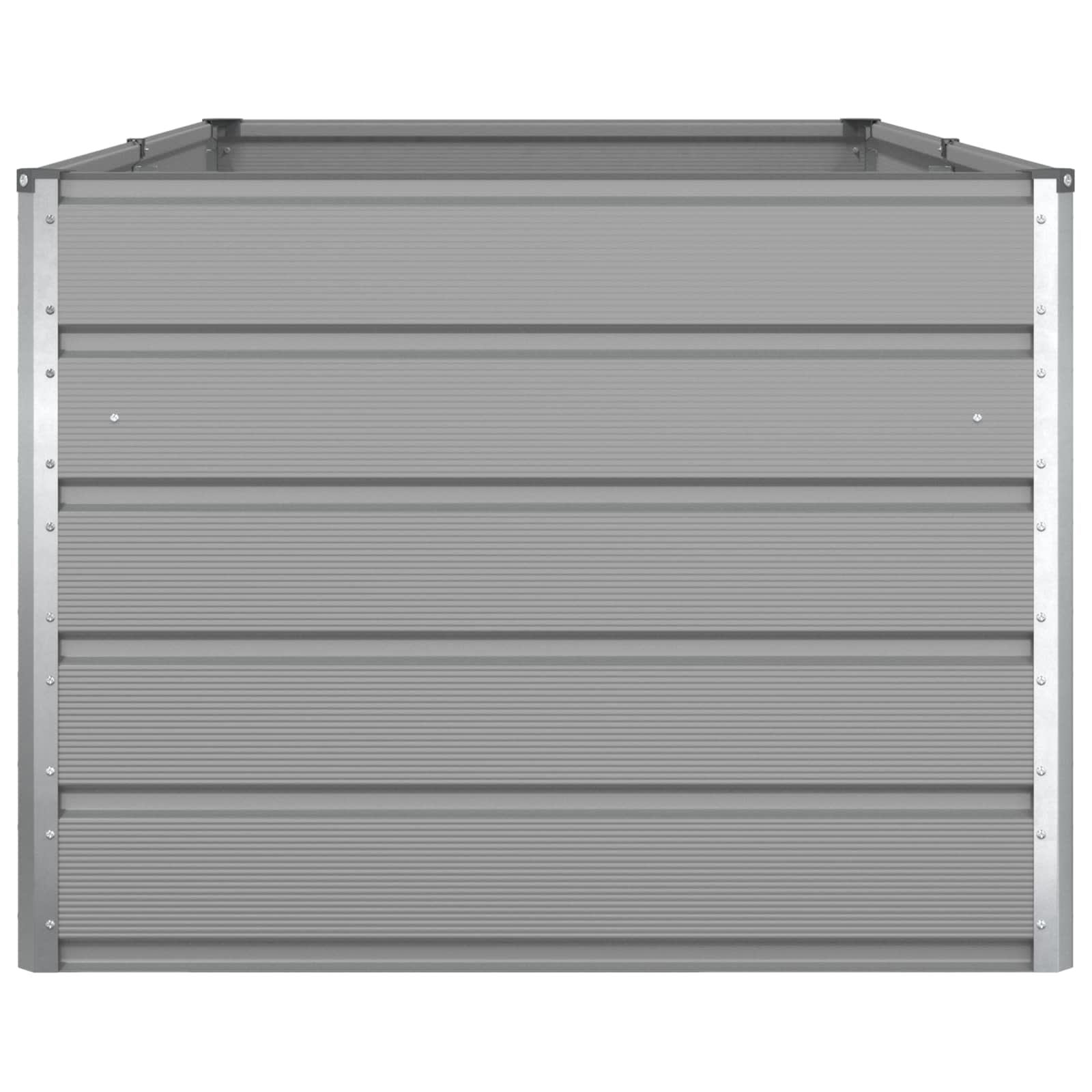 Fioriera Grigio Chiaro 195 x 100 x 75 cm Acciaio zincato