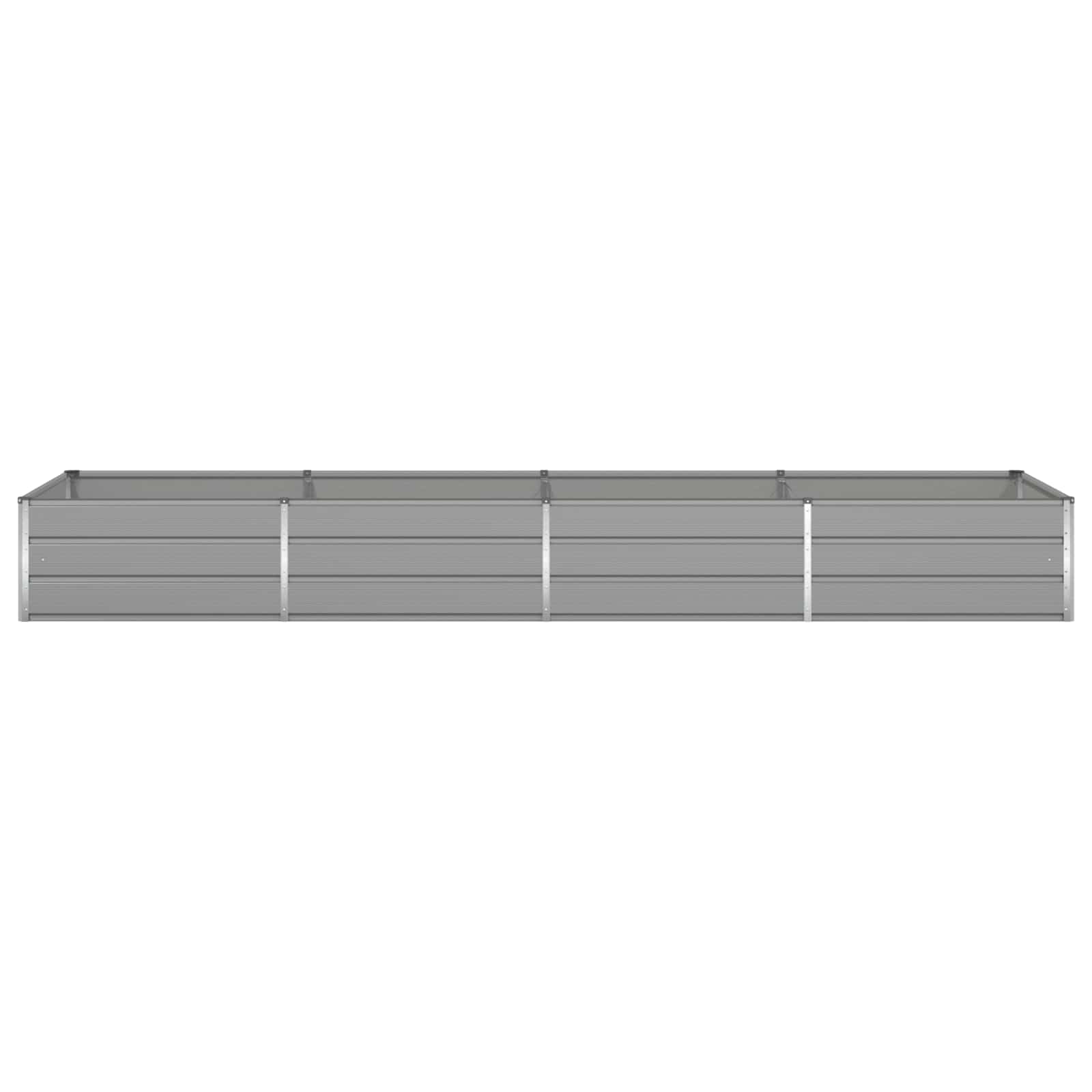 Fioriera Grigio Chiaro 385 x 100 x 45 cm Acciaio zincato