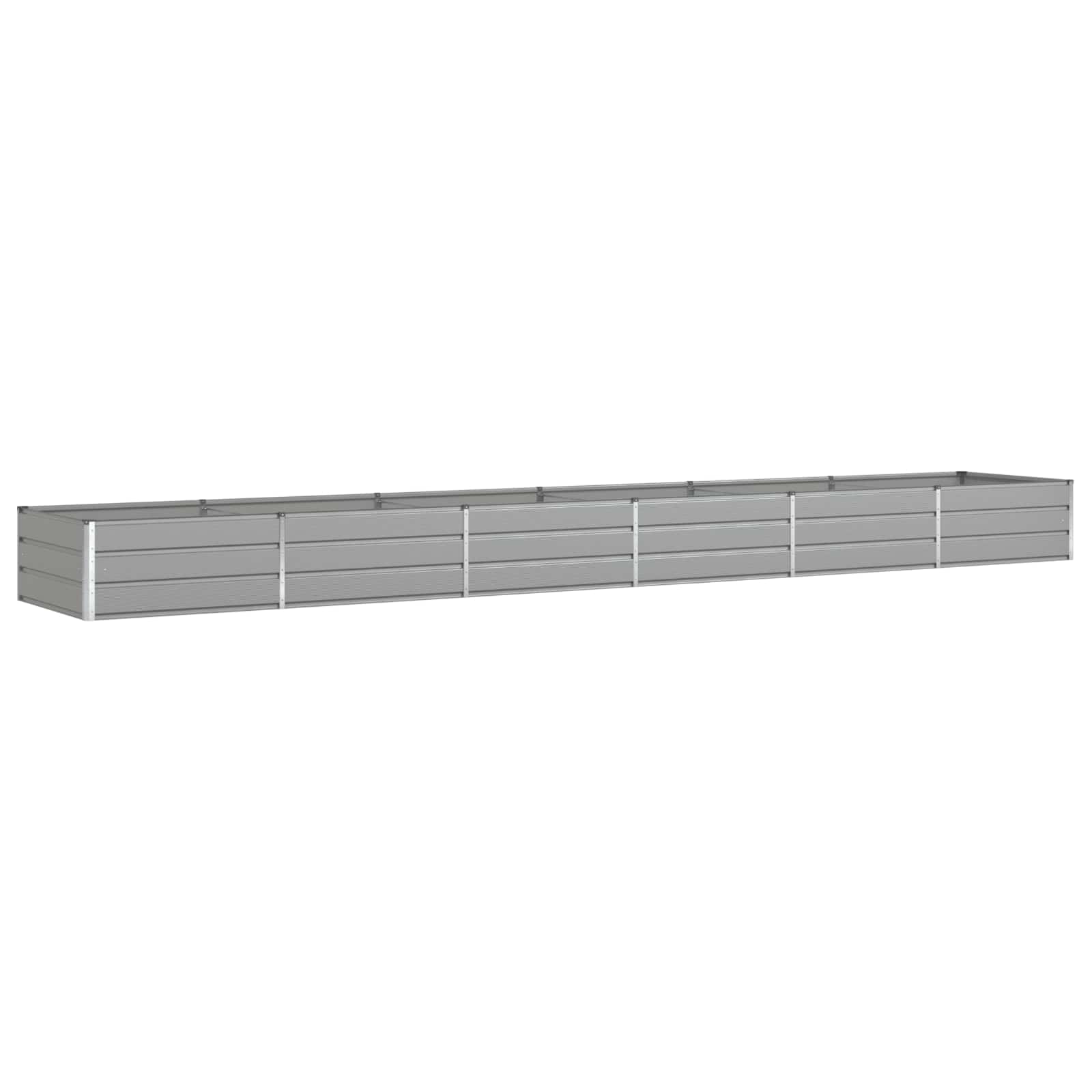 Fioriera Grigio Chiaro 580 x 100 x 45 cm Acciaio zincato