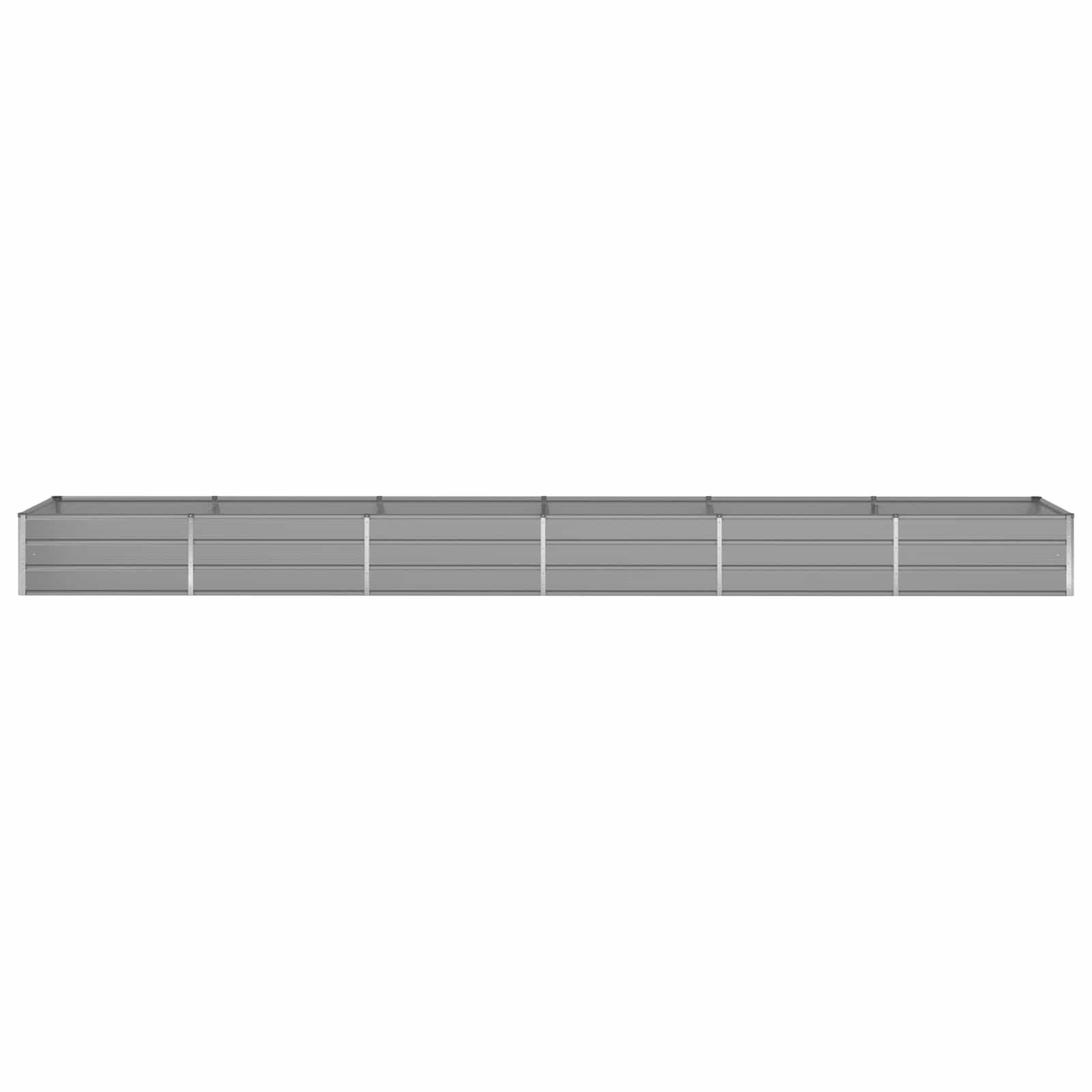 Fioriera Grigio Chiaro 580 x 100 x 45 cm Acciaio zincato