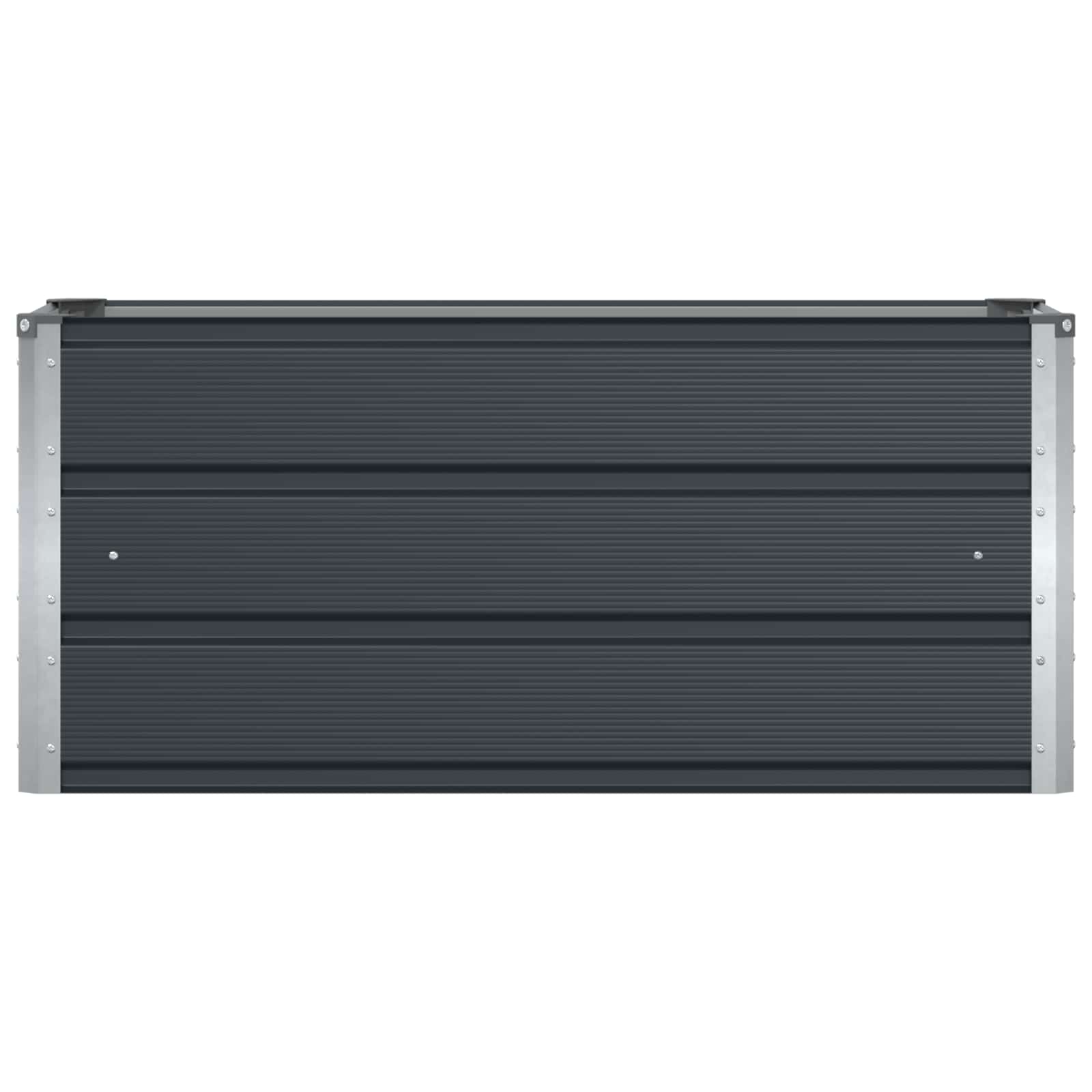 Fioriera Antracite 100 x 40 x 45 cm Acciaio
