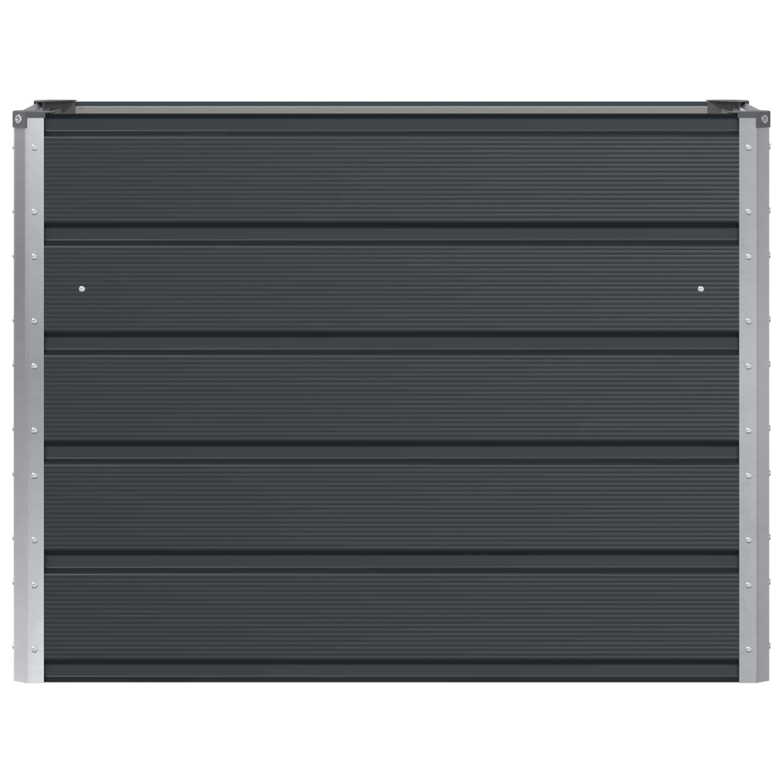Fioriera Antracite 100 x 40 x 75 cm Acciaio