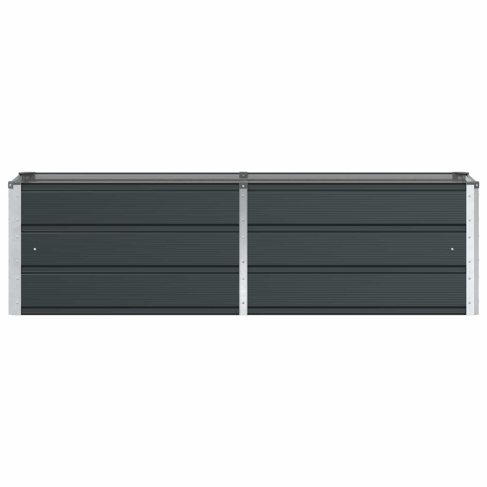 Fioriera Antracite 160 x 40 x 45 cm Acciaio