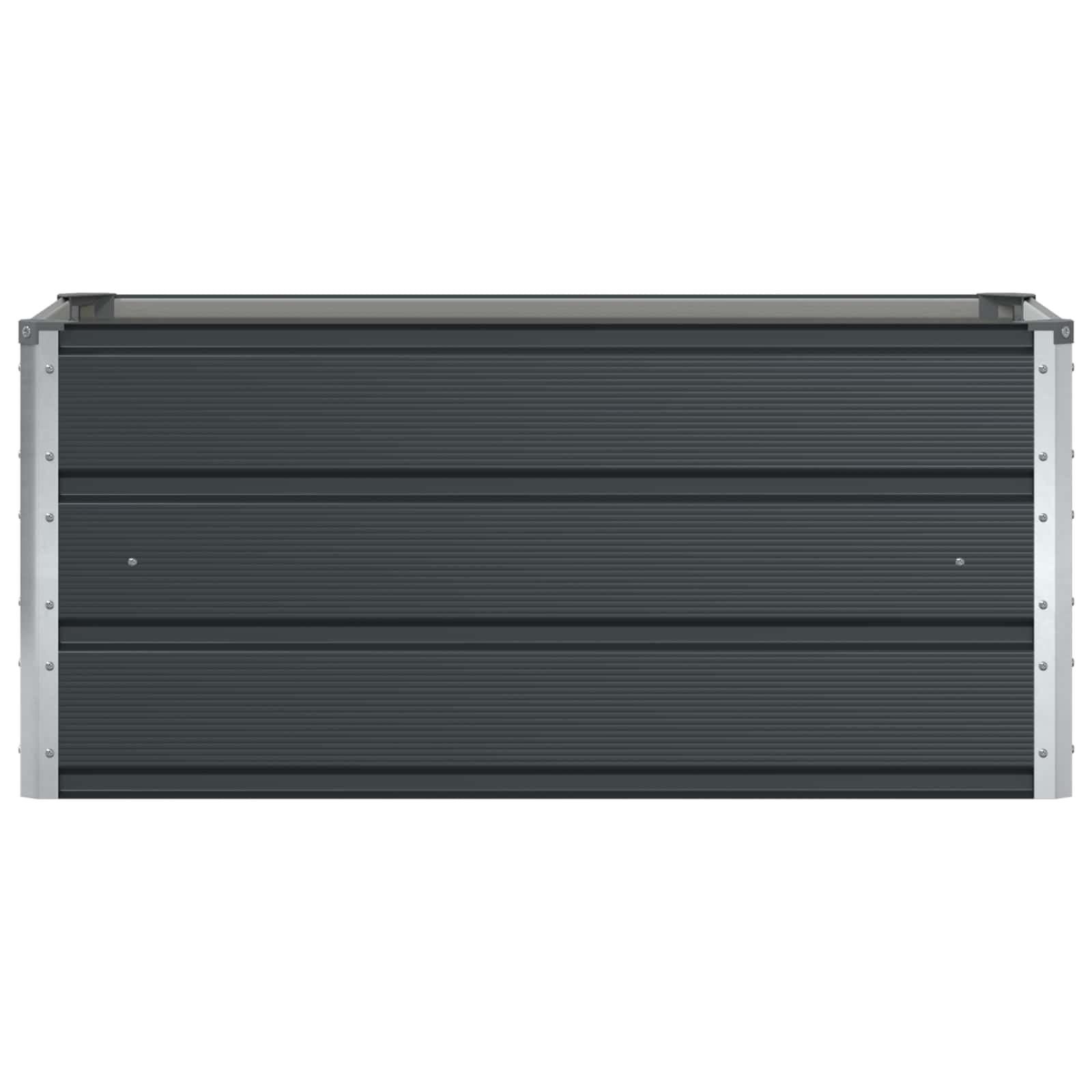 Fioriera Antracite 100 x 50 x 45 cm Acciaio zincato