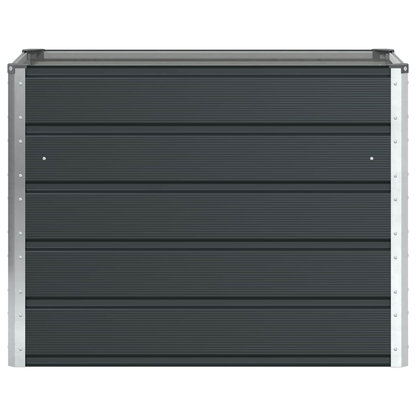 Fioriera Antracite 100 x 50 x 75 cm Acciaio zincato