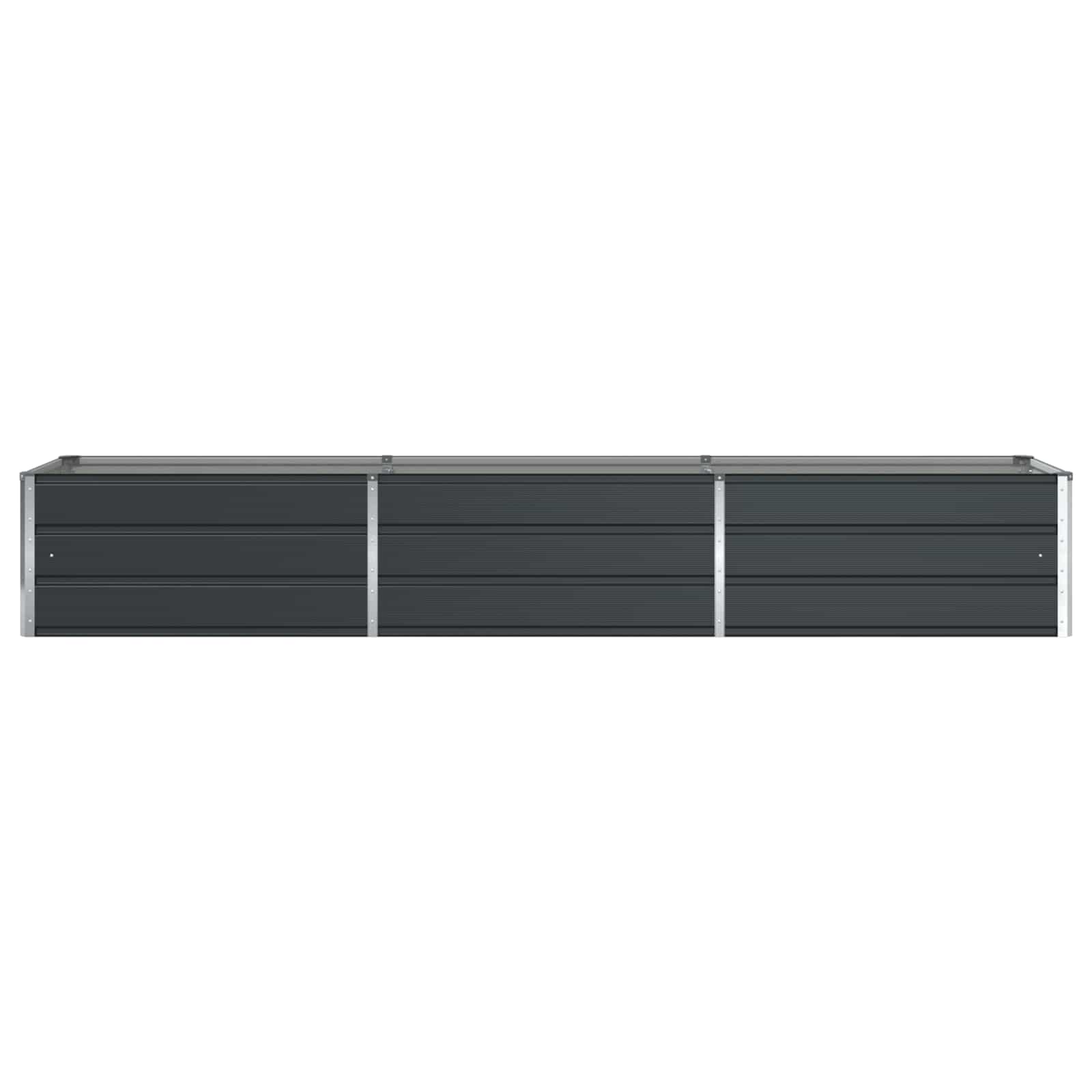 Fioriera Antracite 290 x 50 x 45 cm Acciaio zincato