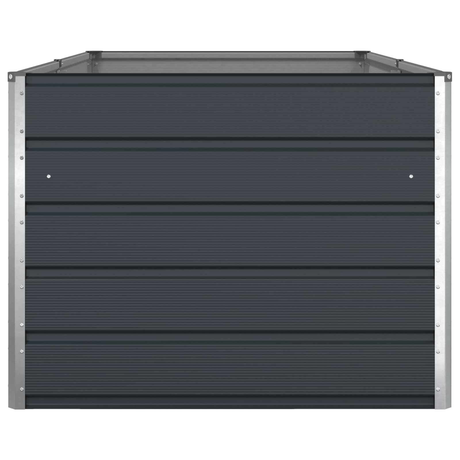 Fioriera Antracite 195 x 100 x 75 cm Acciaio zincato