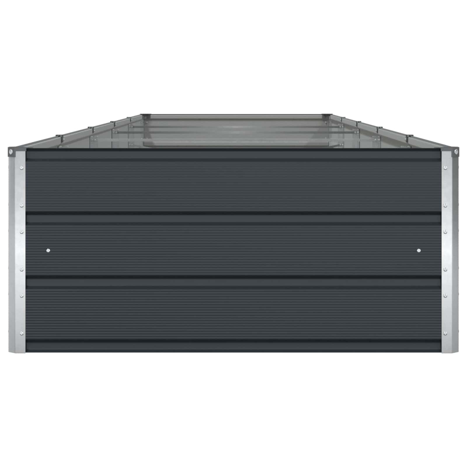 Fioriera Antracite 480 x 100 x 45 cm Acciaio zincato