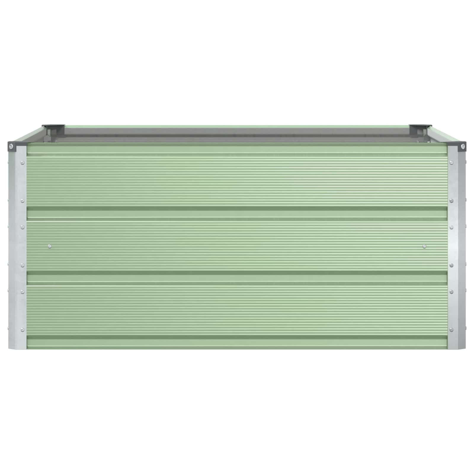Fioriera Verde Pastello 100 x 100 x 45 cm Acciaio