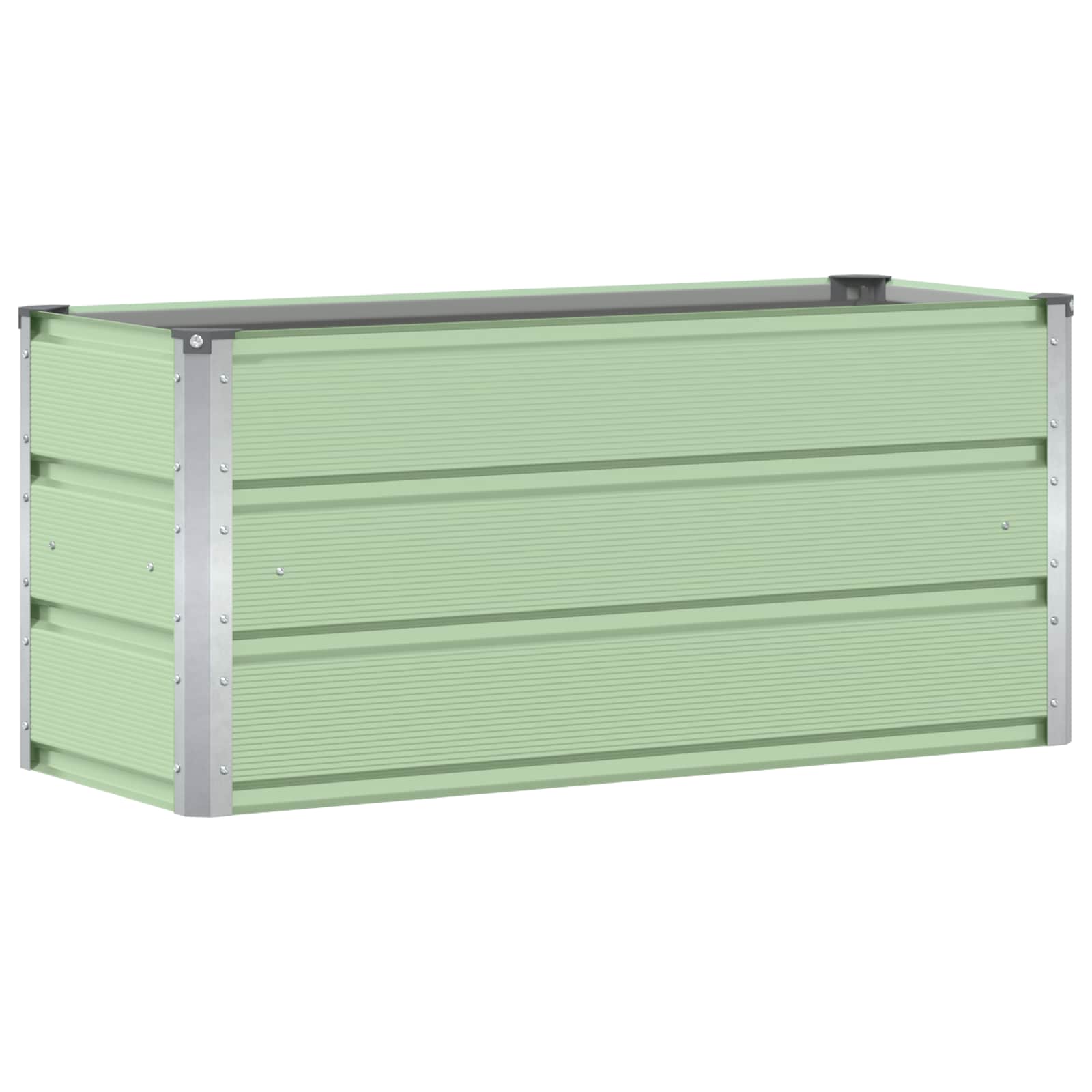 Fioriera Verde 100 x 40 x 45 cm Acciaio