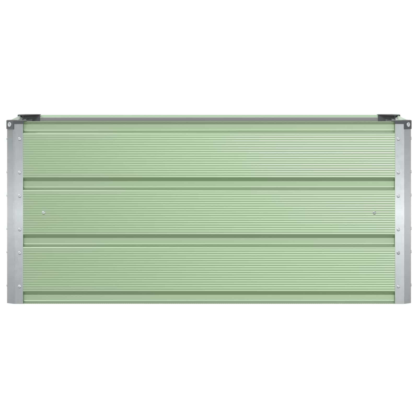 Fioriera Verde 100 x 40 x 45 cm Acciaio