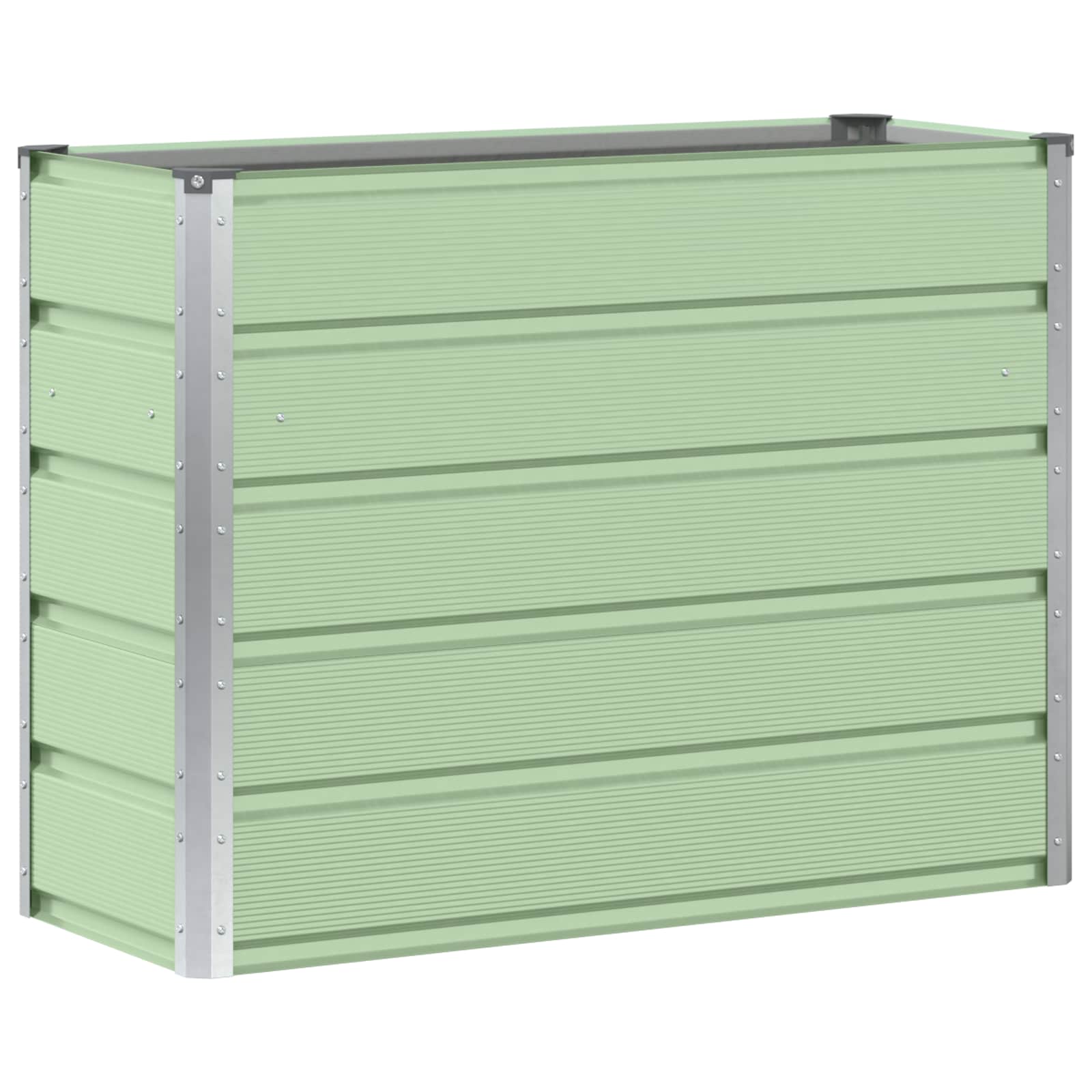 Fioriera Verde 100 x 40 x 75 cm Acciaio