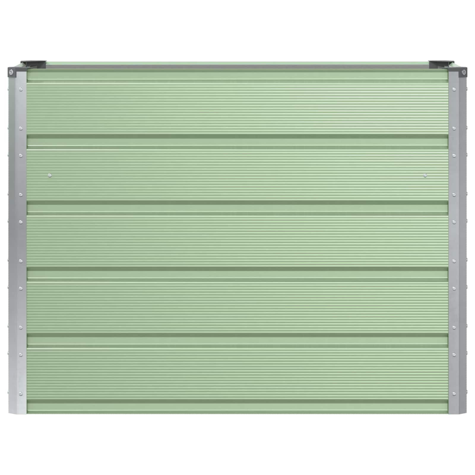Fioriera Verde 100 x 40 x 75 cm Acciaio