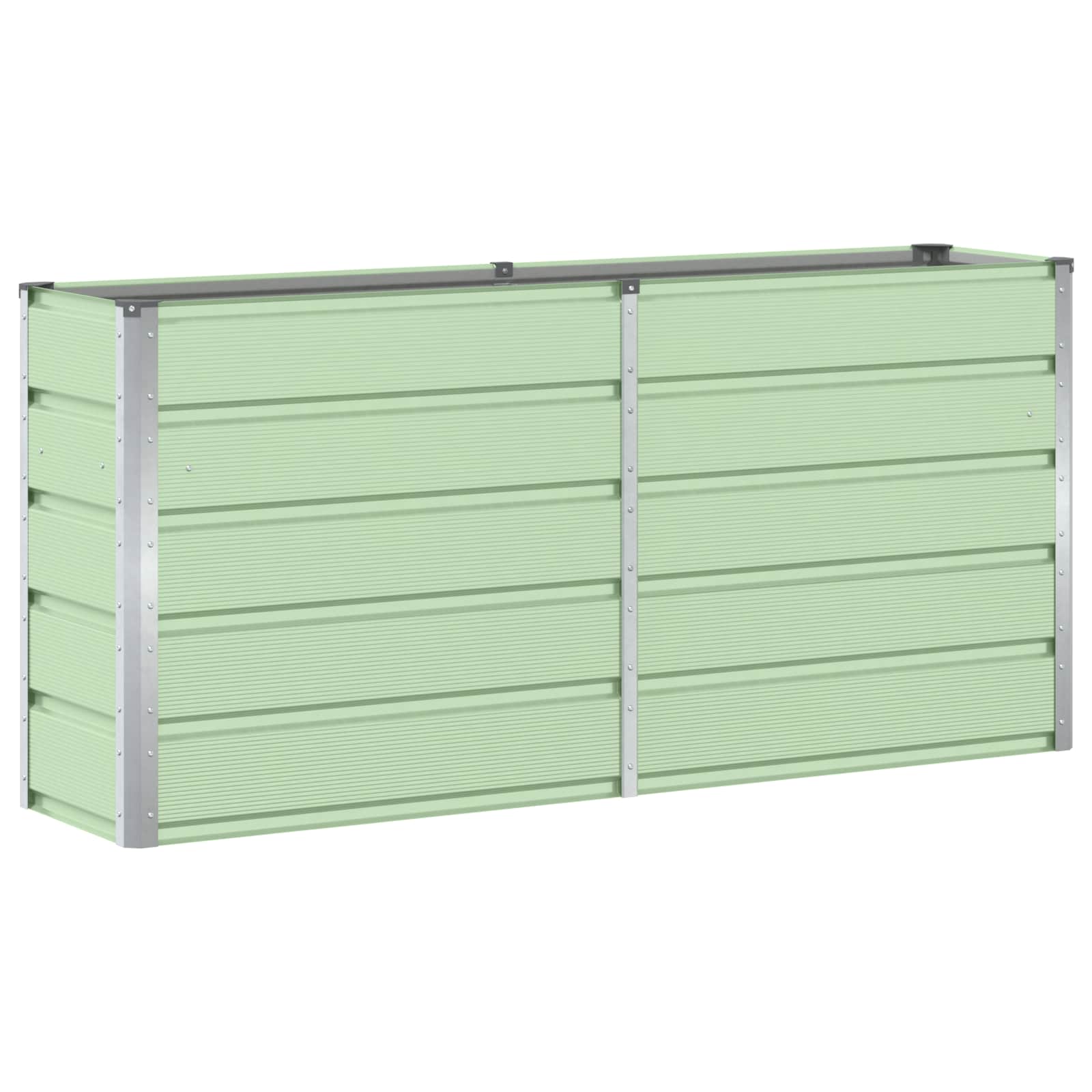 Fioriera Verde 160 x 40 x 75 cm Acciaio