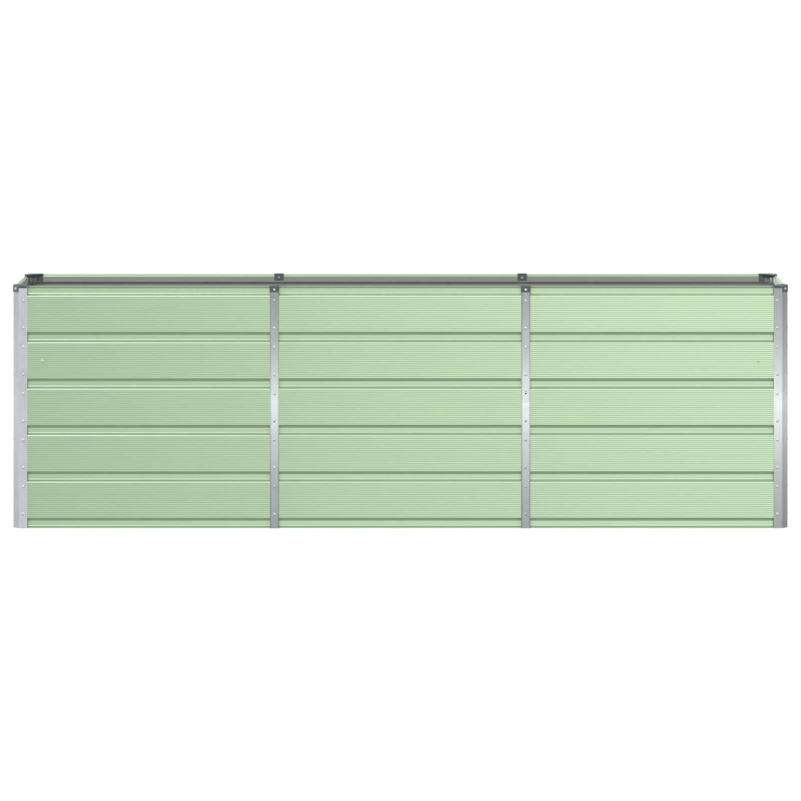 Fioriera Verde 240 x 40 x 75 cm Acciaio