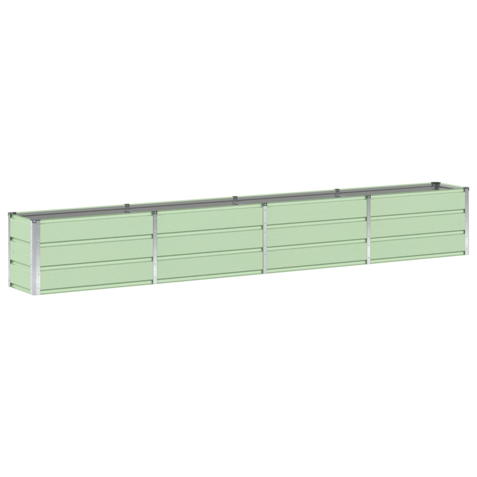 Fioriera Verde 320 x 40 x 45 cm Acciaio