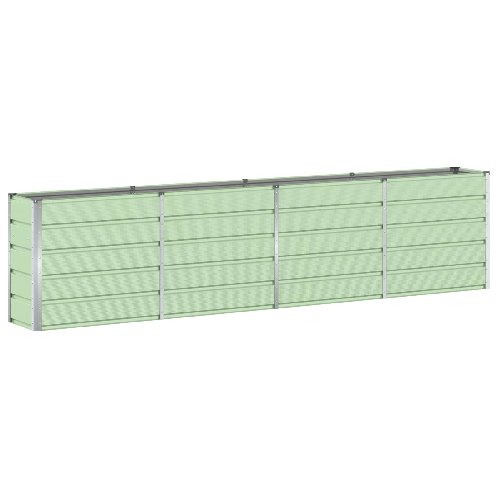 Fioriera Verde 320 x 40 x 75 cm Acciaio