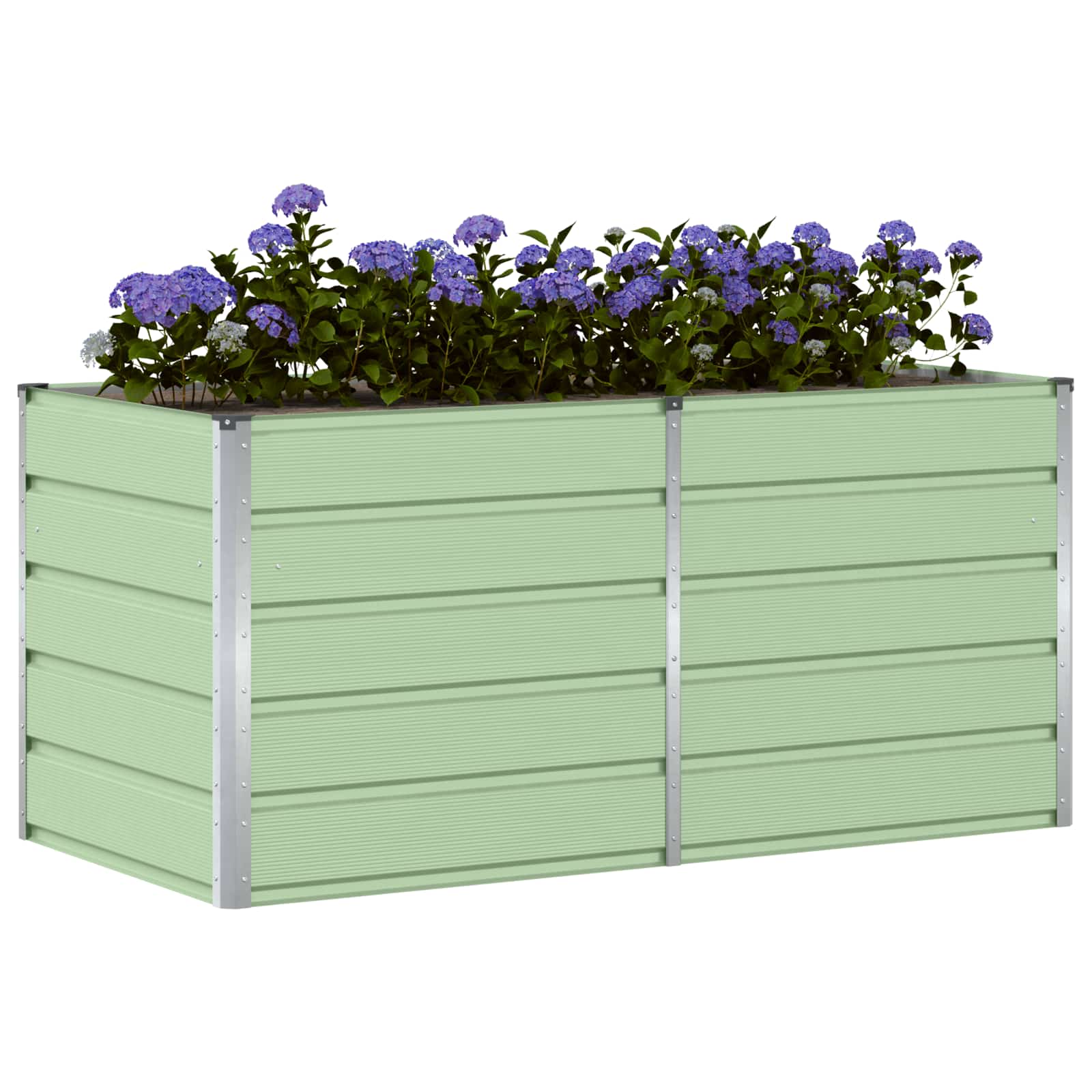 Fioriera Verde 160 x 80 x 75 cm Acciaio