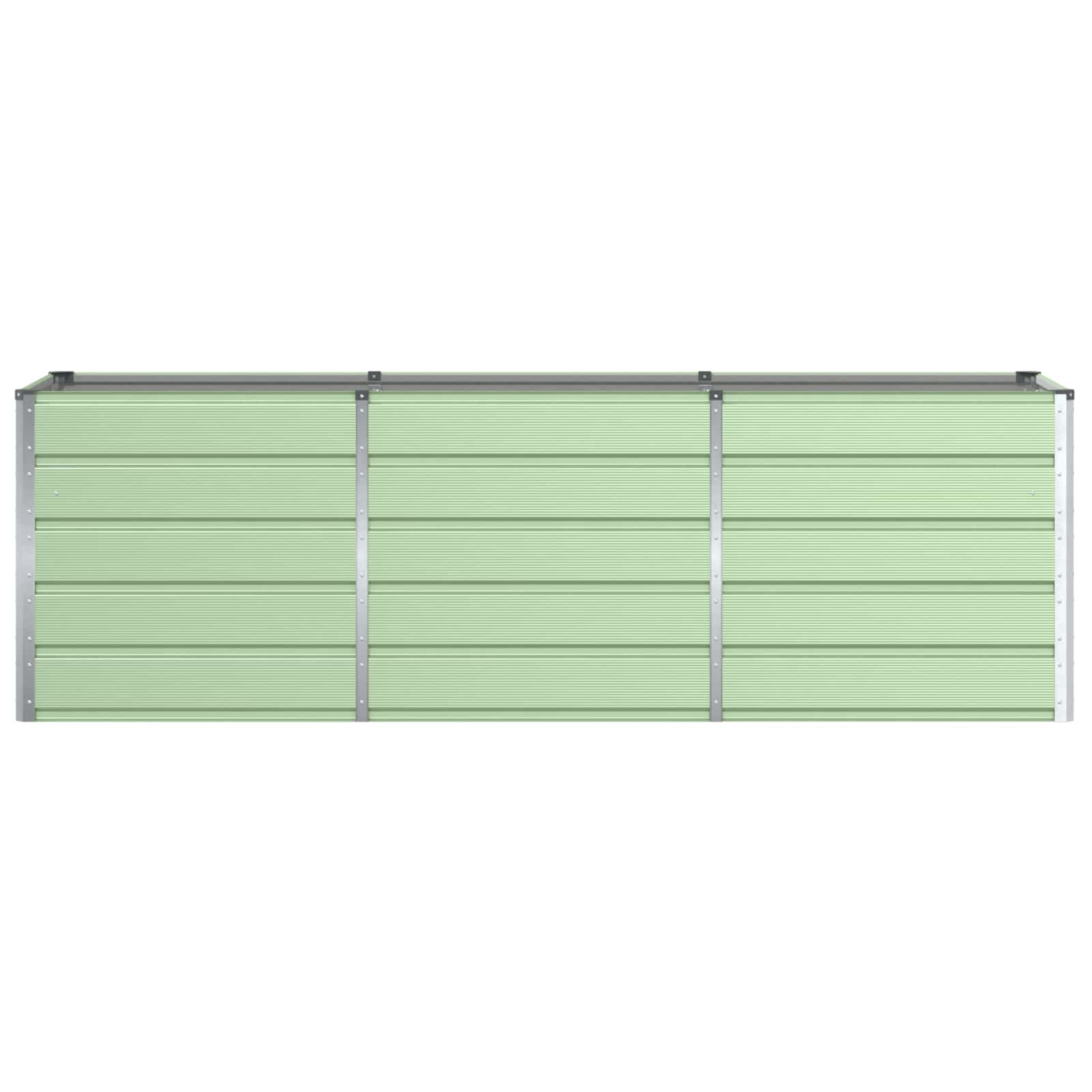 Fioriera Verde 240 x 80 x 75 cm Acciaio