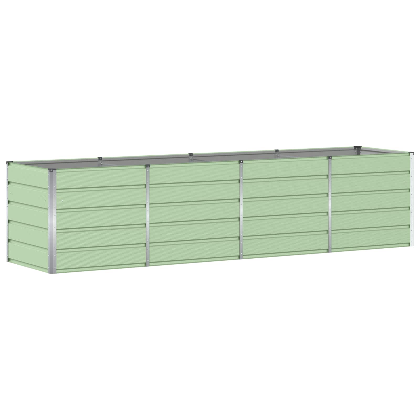Fioriera Verde 320 x 80 x 75 cm Acciaio