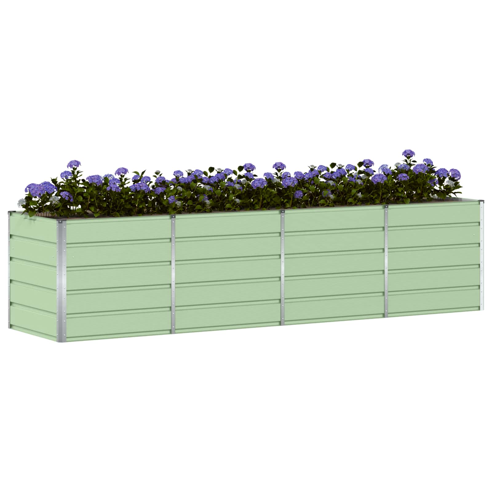 Fioriera Verde 320 x 80 x 75 cm Acciaio
