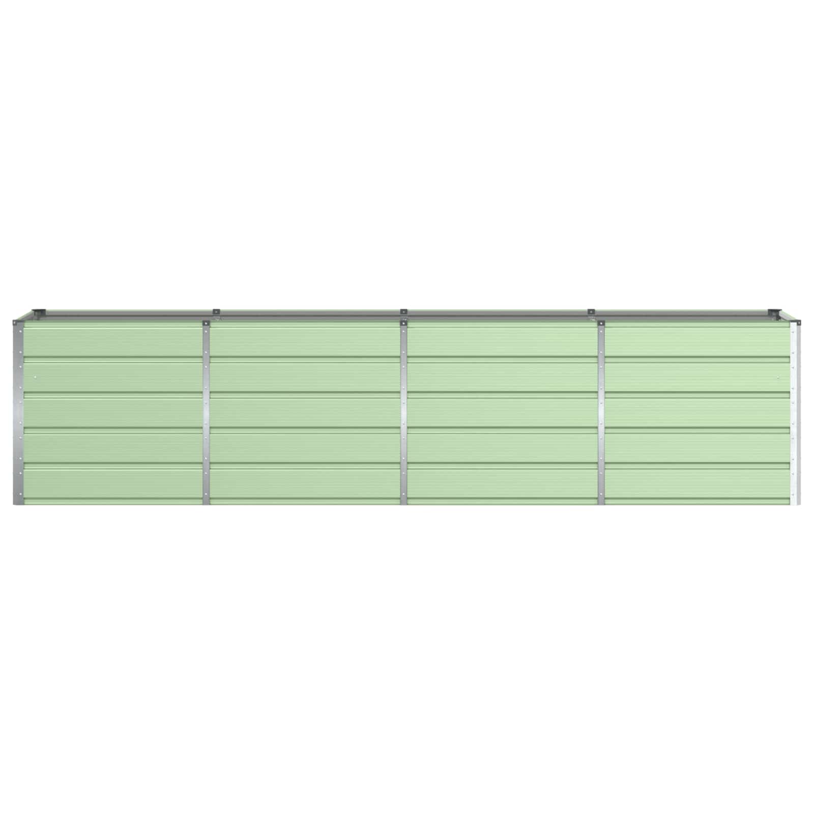 Fioriera Verde 320 x 80 x 75 cm Acciaio