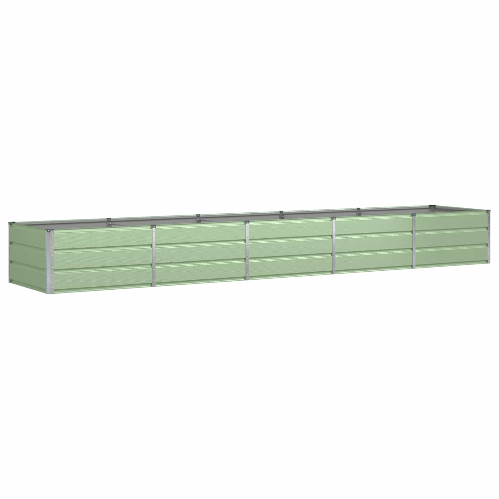 Fioriera Verde 400 x 80 x 45 cm Acciaio
