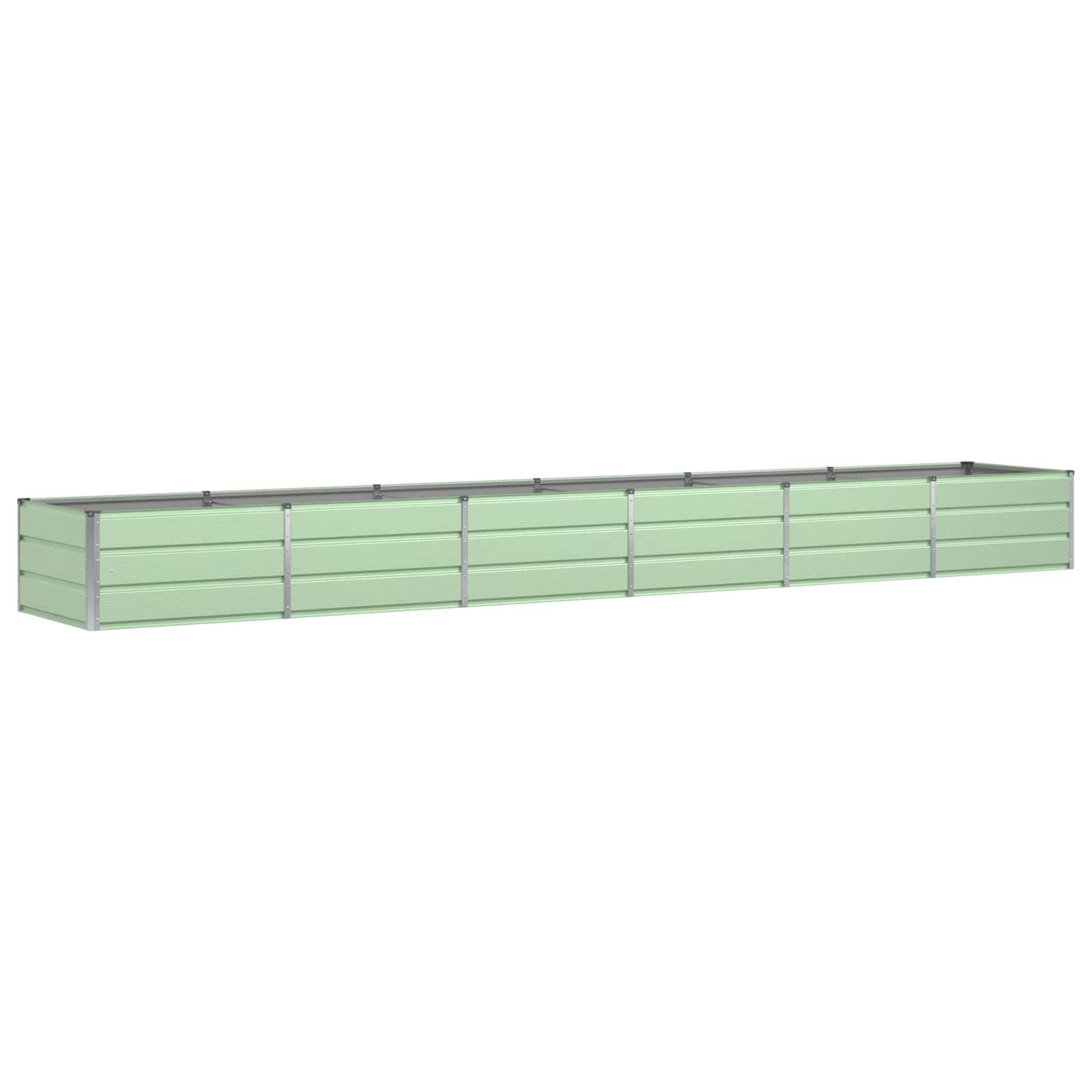Fioriera Verde 480 x 80 x 45 cm Acciaio