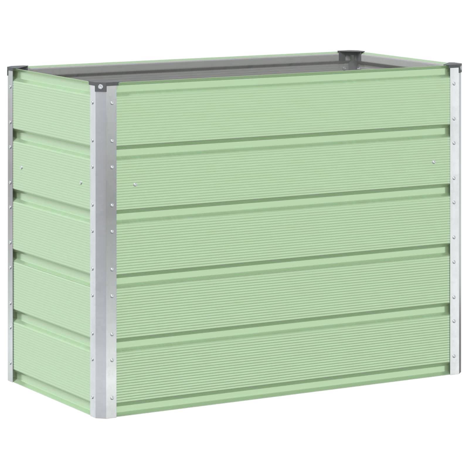 Fioriera Verde Pastello 100 x 50 x 77 cm Acciaio zincato