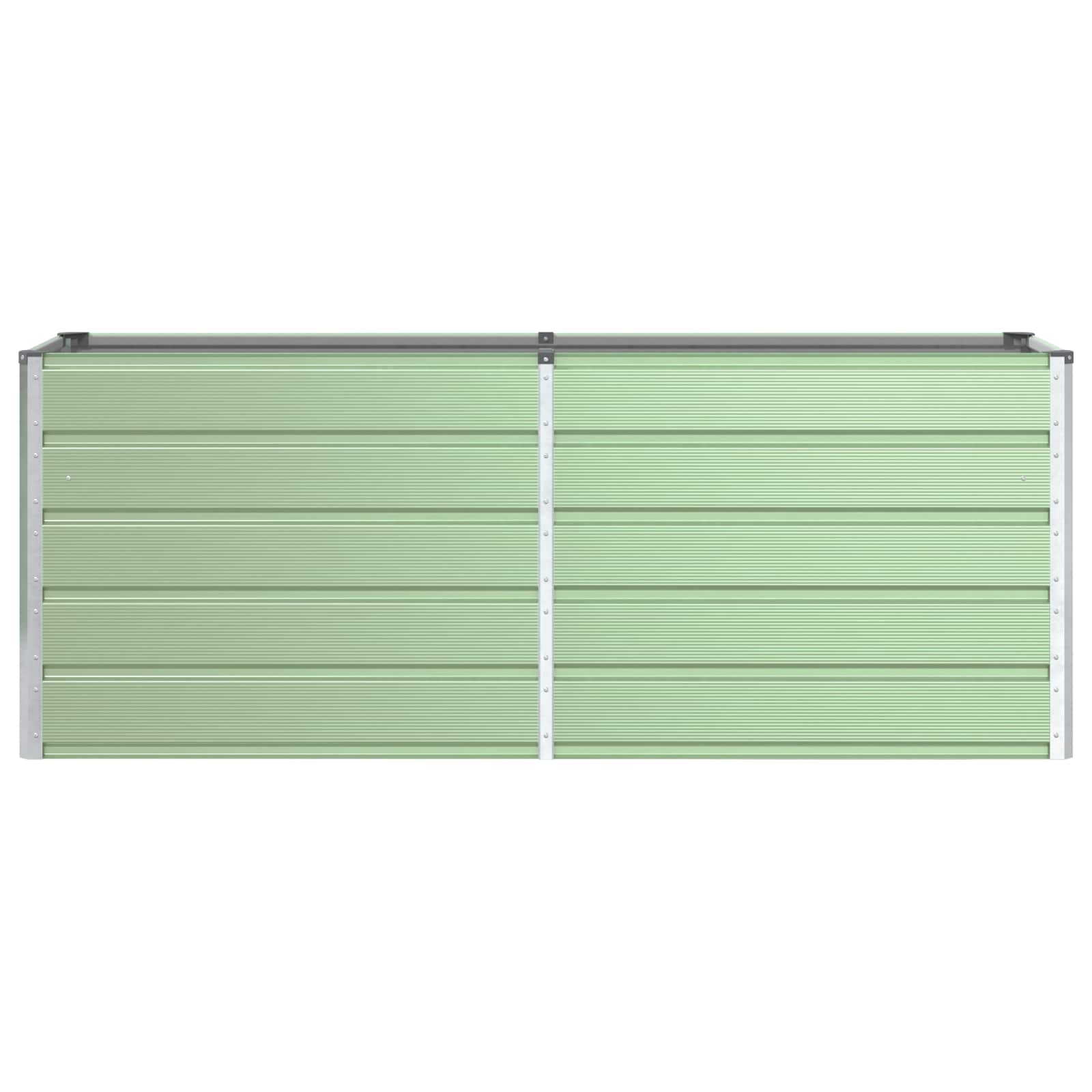 Fioriera Verde Pastello 195 x 50 x 77 cm Acciaio zincato