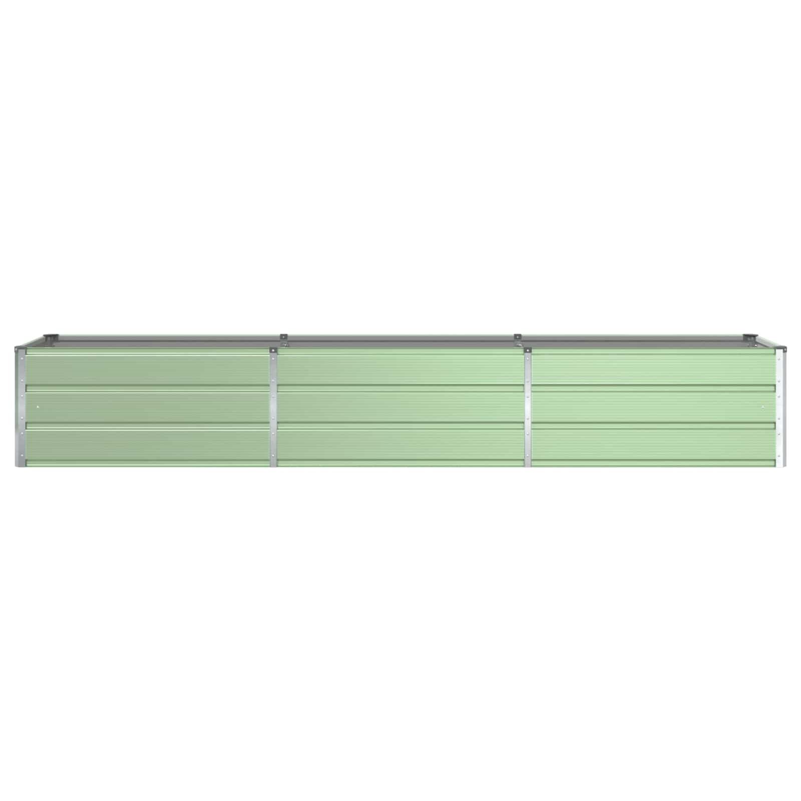 Fioriera Verde Pastello 290 x 50 x 45 cm Acciaio zincato