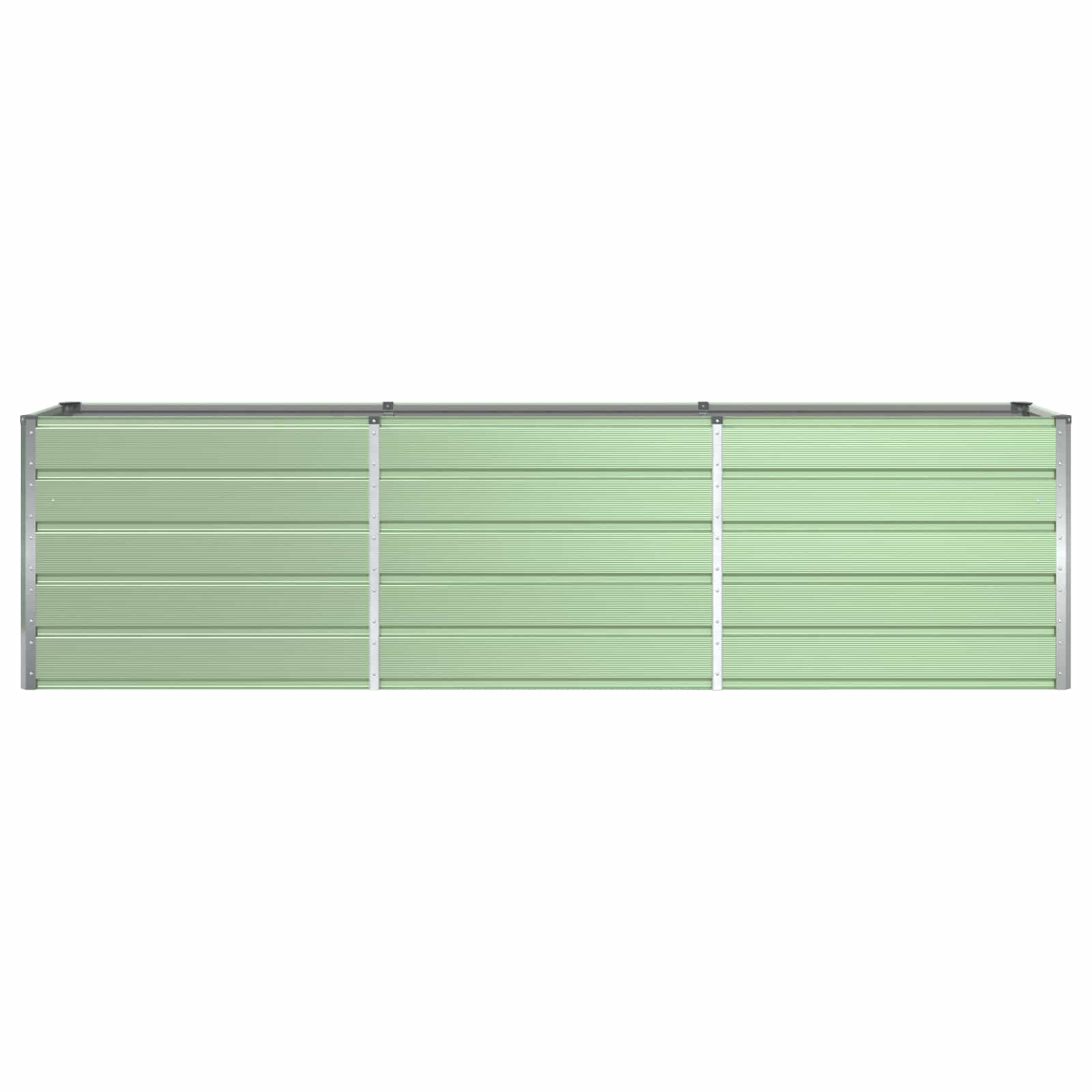 Fioriera Verde Pastello 290 x 50 x 75 cm Acciaio zincato