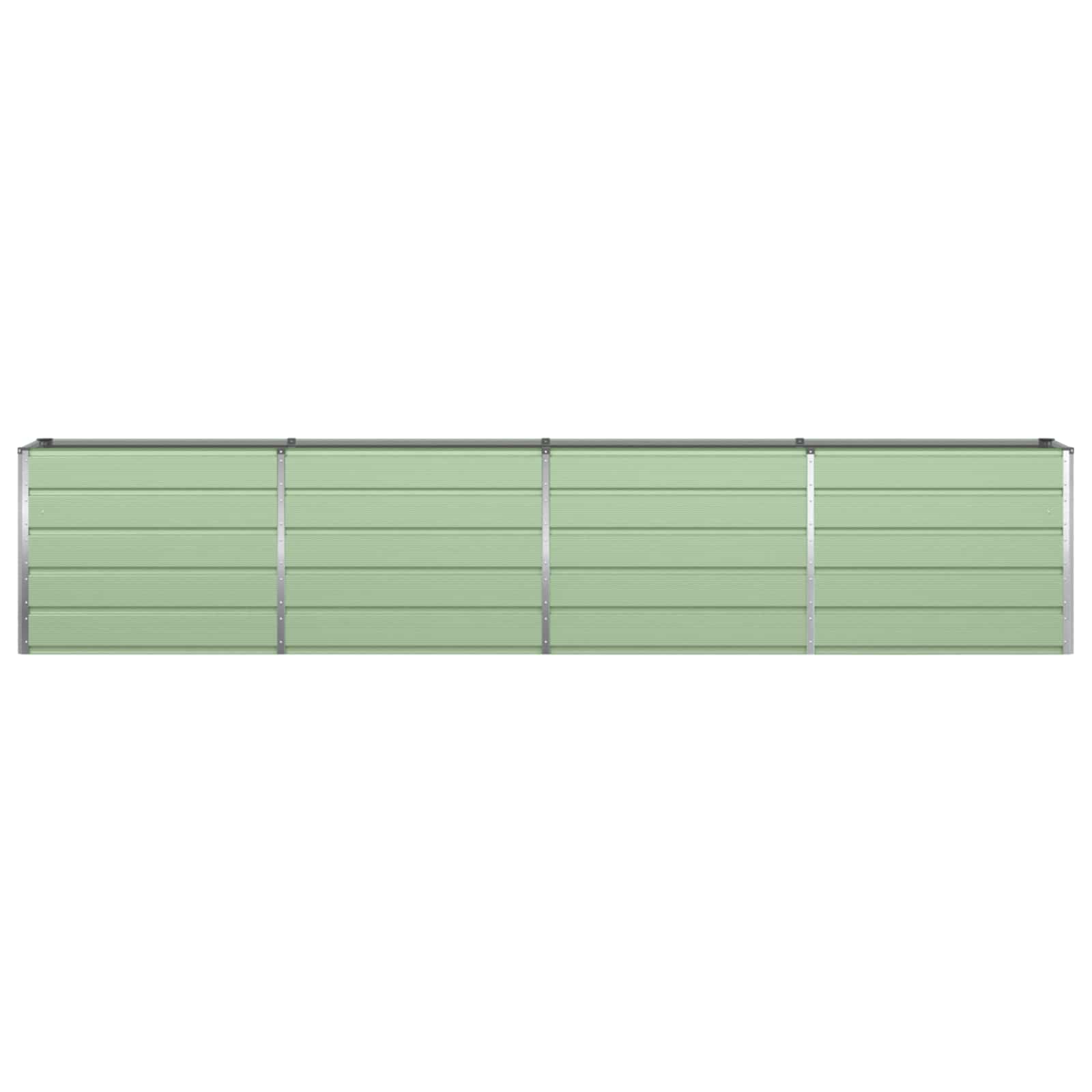 Fioriera Verde Pastello 385 x 50 x 77 cm Acciaio zincato