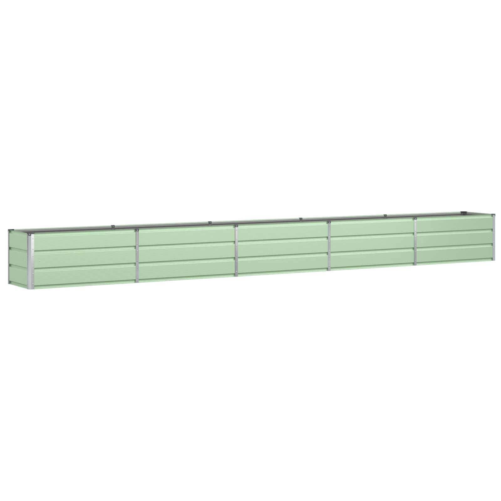 Fioriera Verde Pastello 480 x 50 x 45 cm Acciaio zincato
