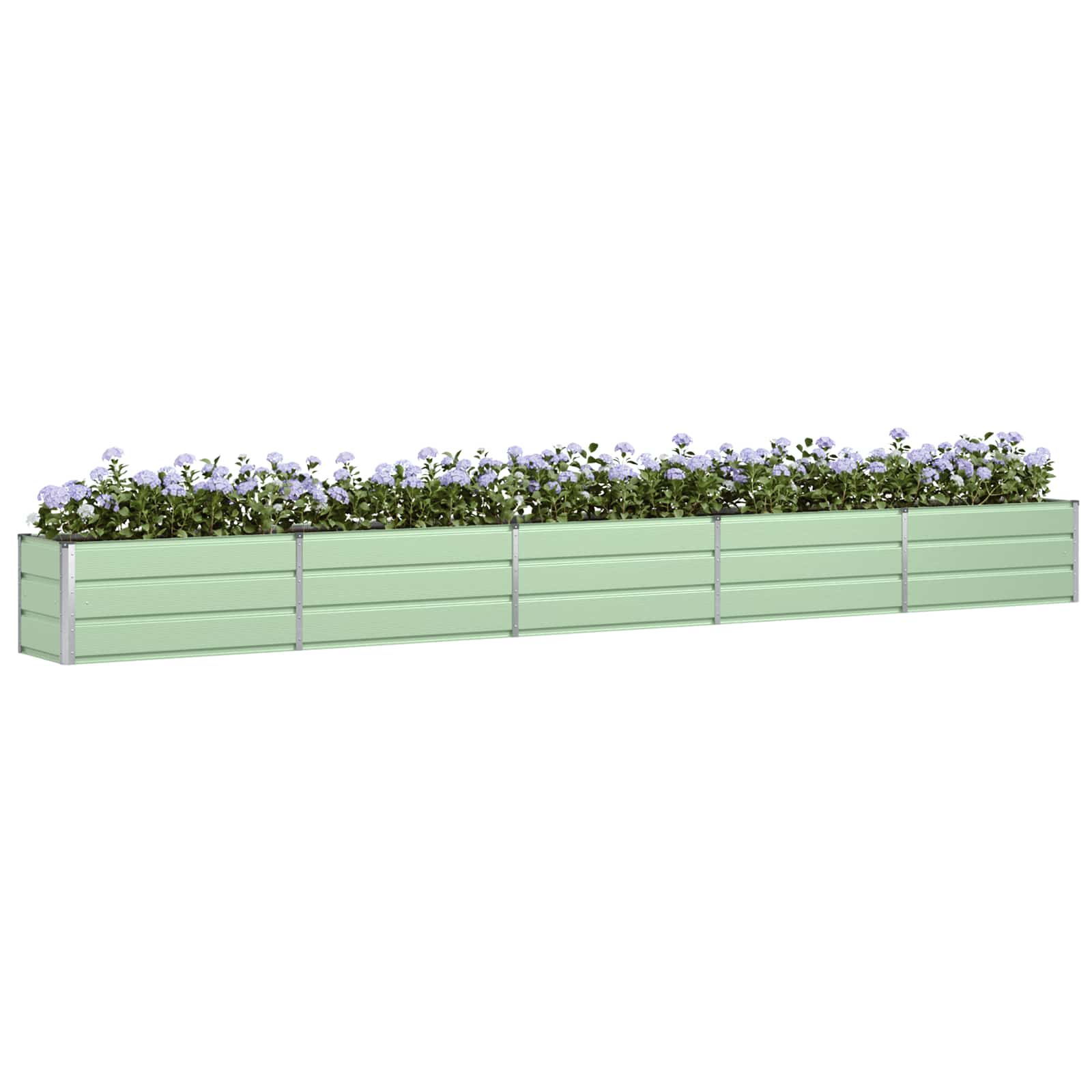 Fioriera Verde Pastello 480 x 50 x 45 cm Acciaio zincato