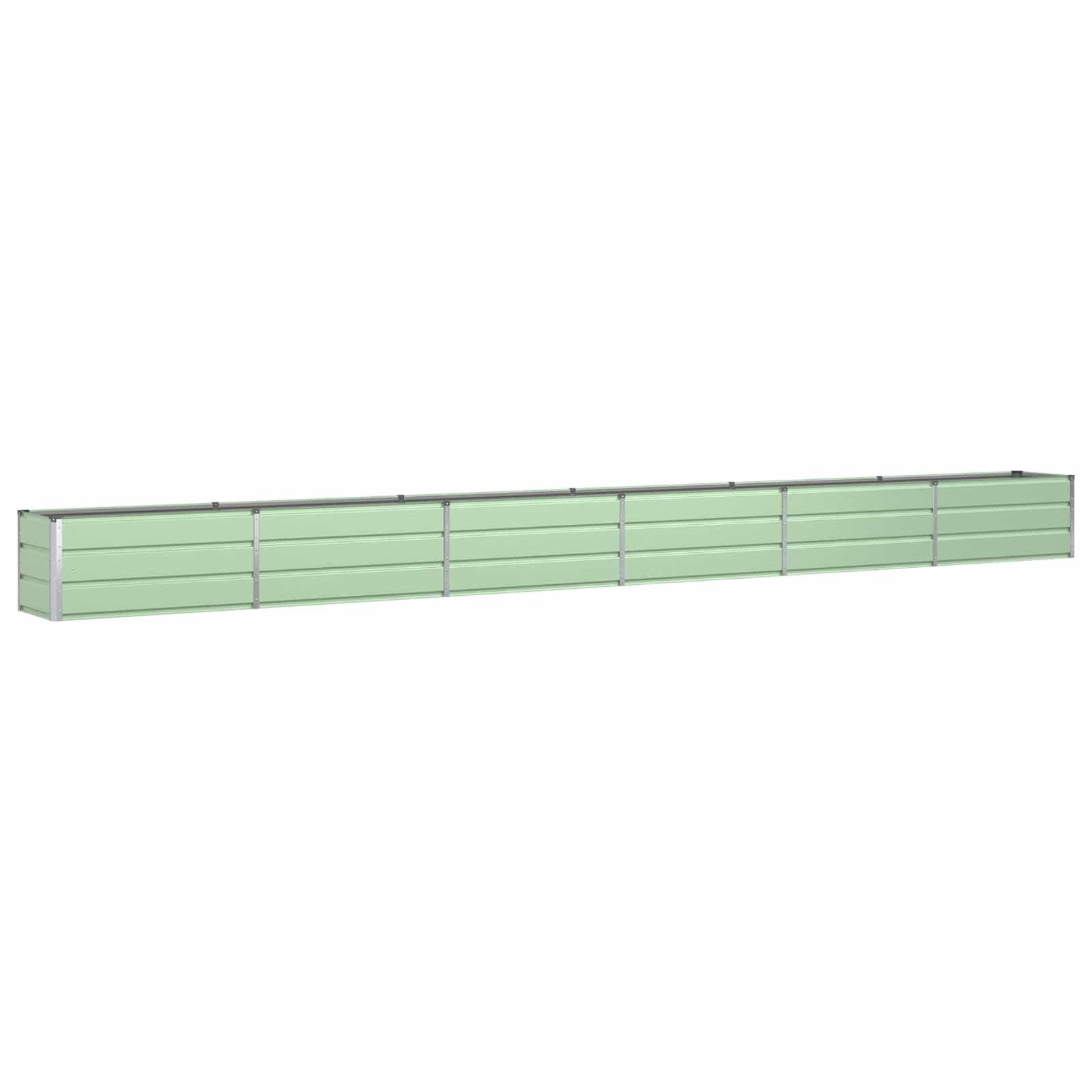 Fioriera Verde Pastello 580 x 50 x 45 cm Acciaio zincato