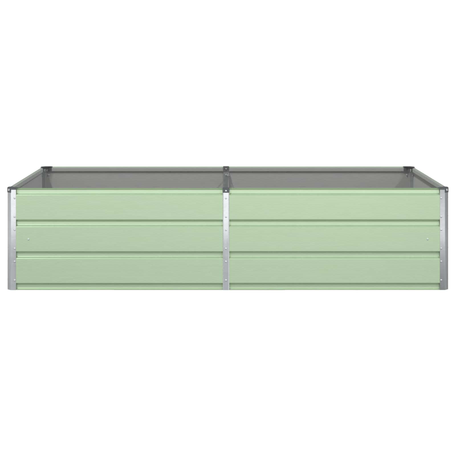 Fioriera Verde Pastello 195 x 100 x 45 cm Acciaio zincato