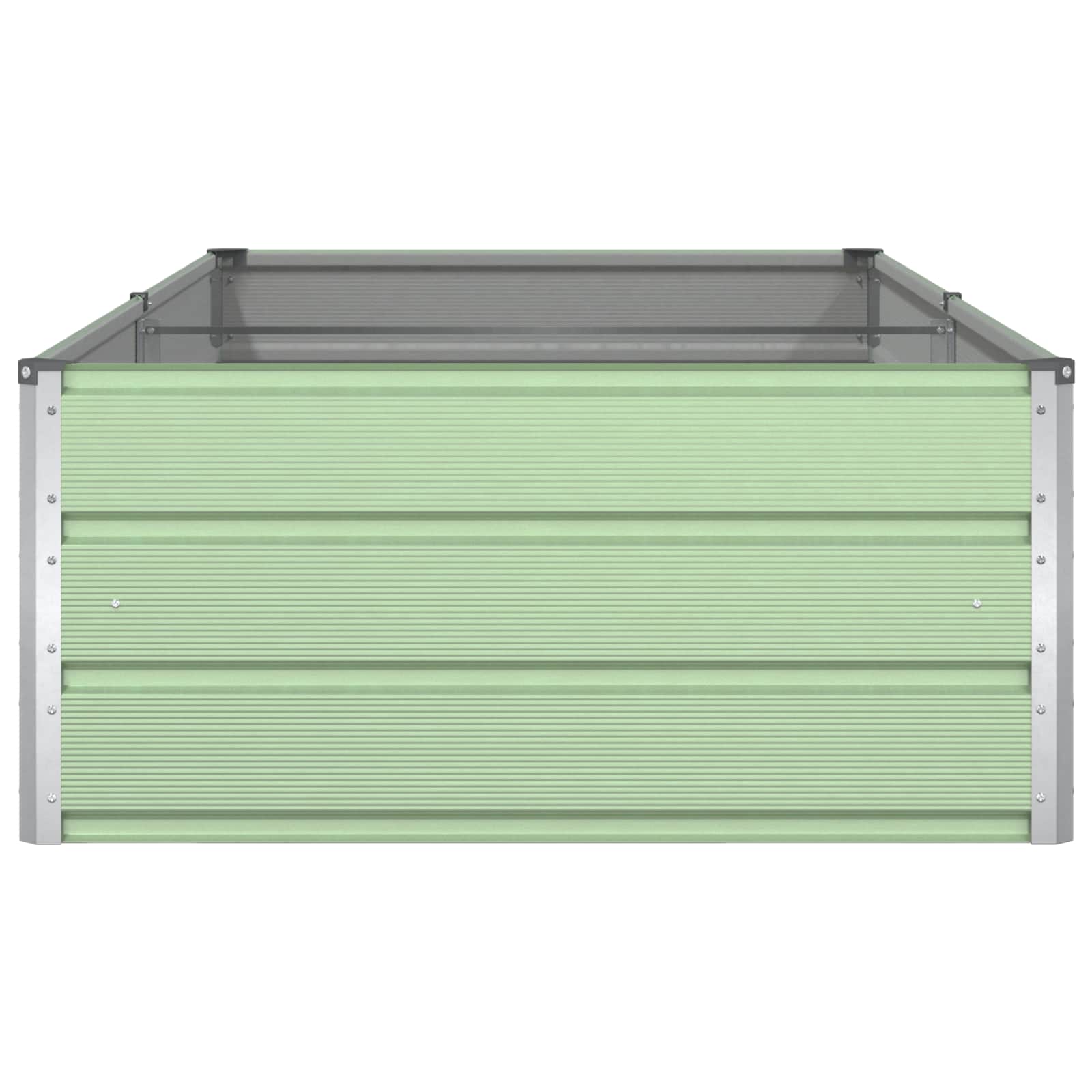 Fioriera Verde Pastello 195 x 100 x 45 cm Acciaio zincato
