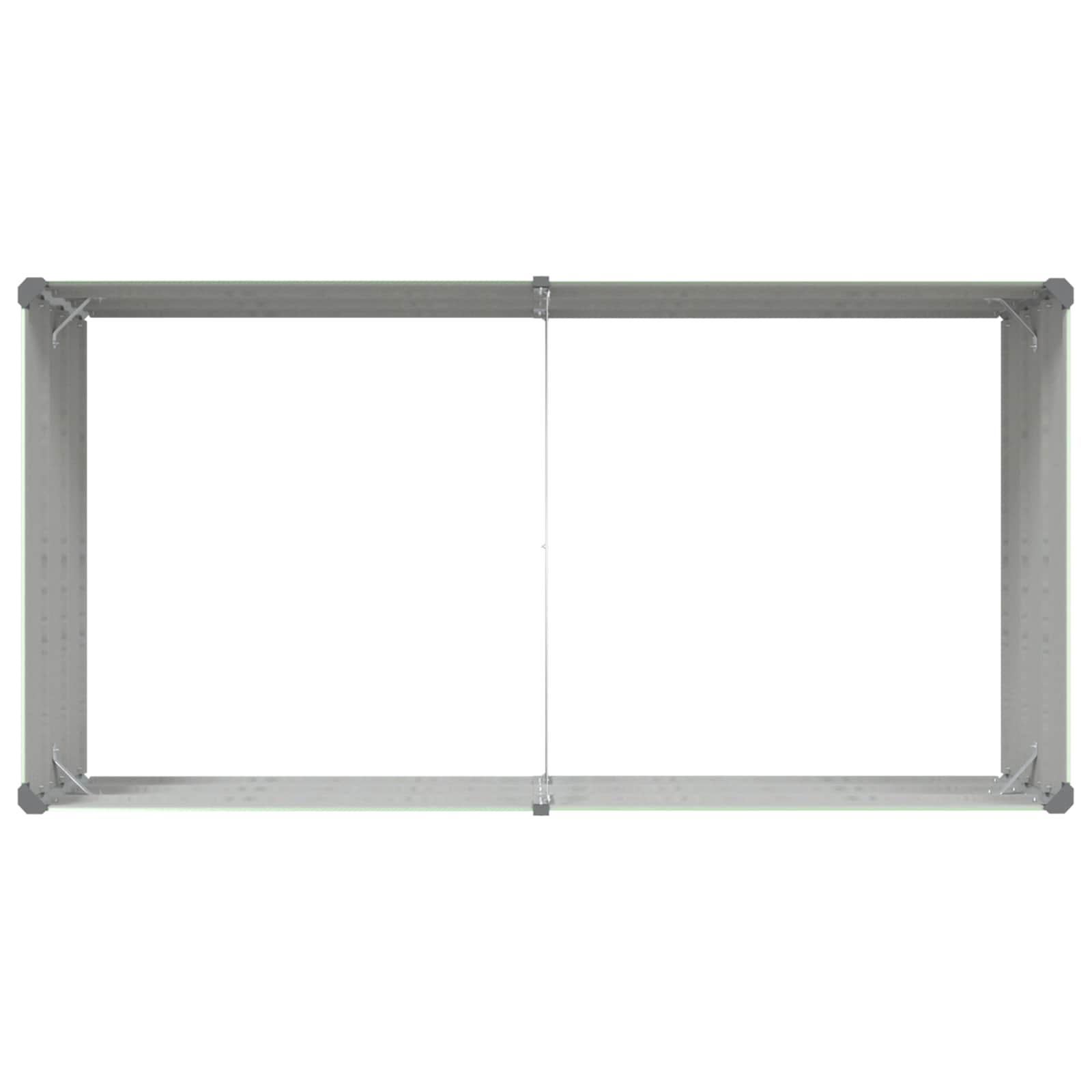 Fioriera Verde Pastello 195 x 100 x 45 cm Acciaio zincato