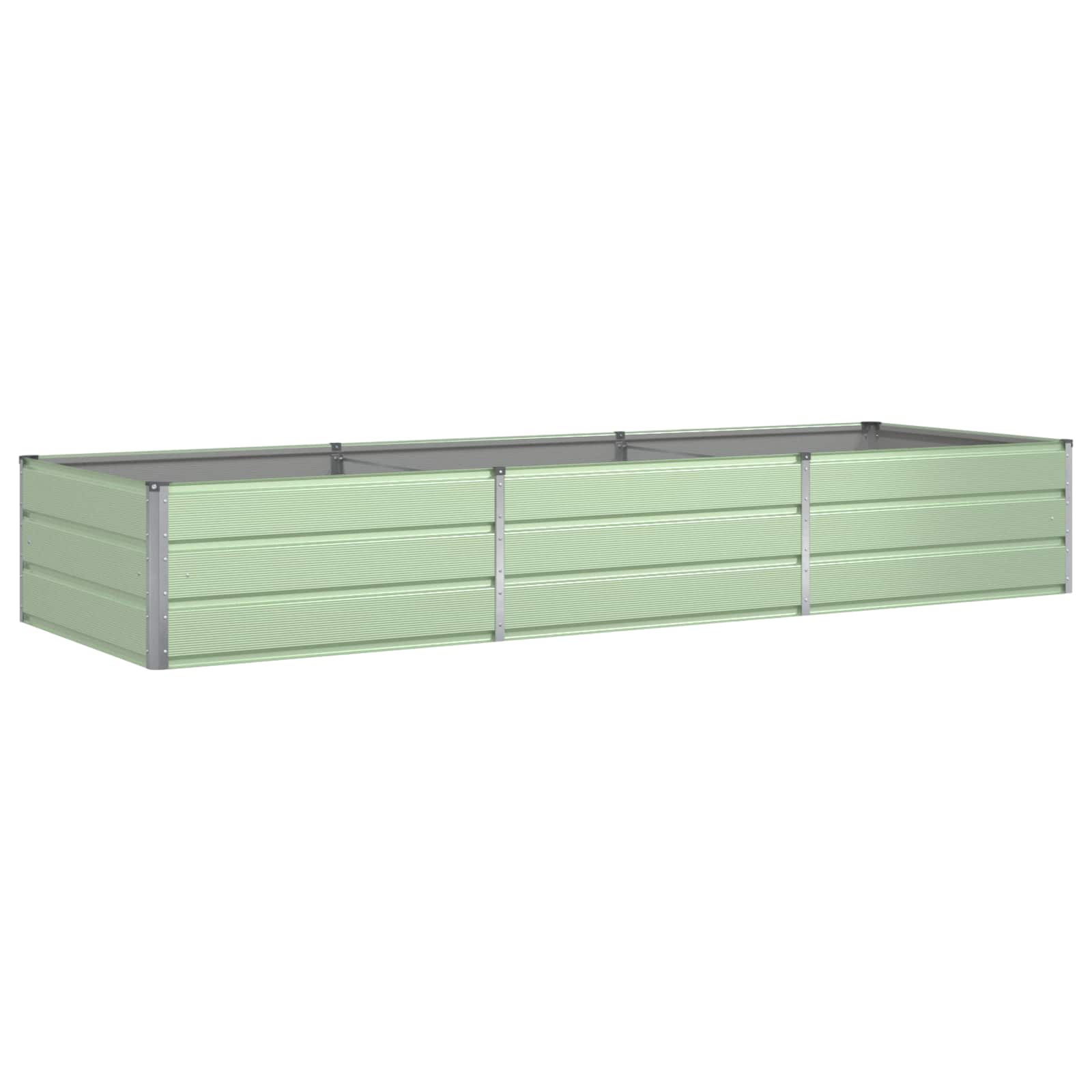 Fioriera Verde Pastello 290 x 100 x 45 cm Acciaio zincato