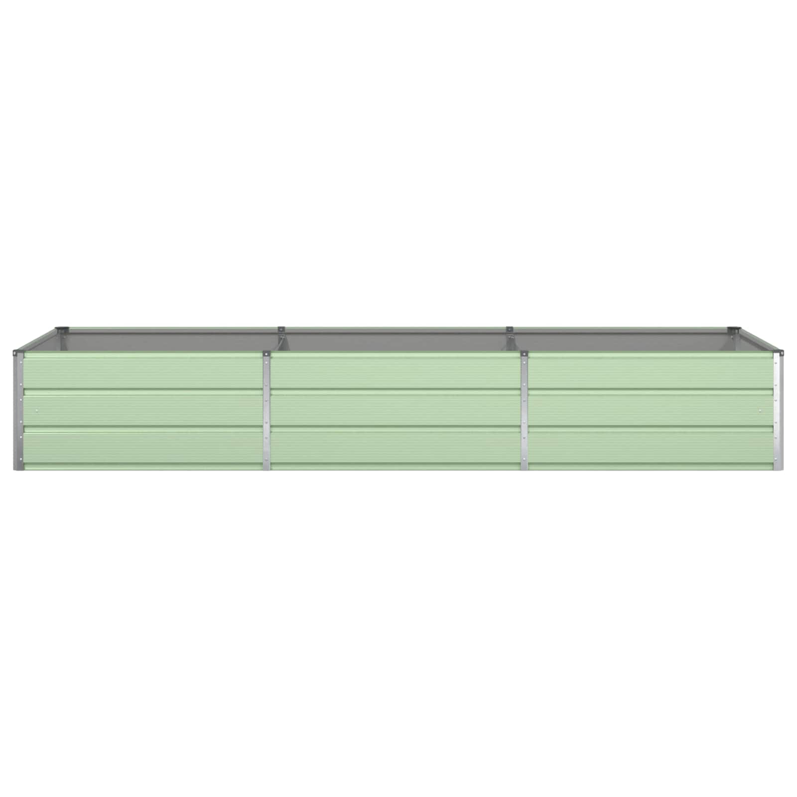 Fioriera Verde Pastello 290 x 100 x 45 cm Acciaio zincato
