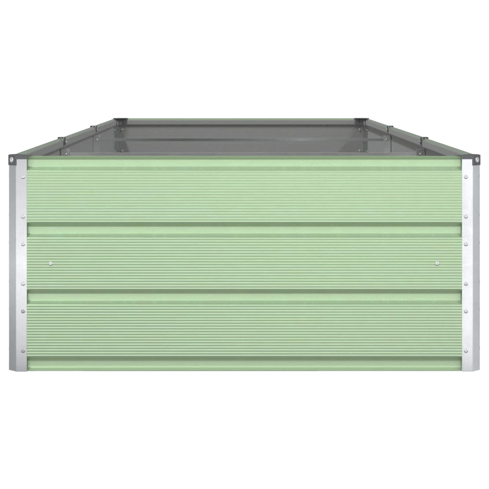 Fioriera Verde Pastello 290 x 100 x 45 cm Acciaio zincato