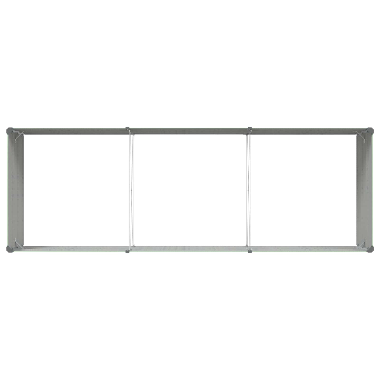 Fioriera Verde Pastello 290 x 100 x 45 cm Acciaio zincato