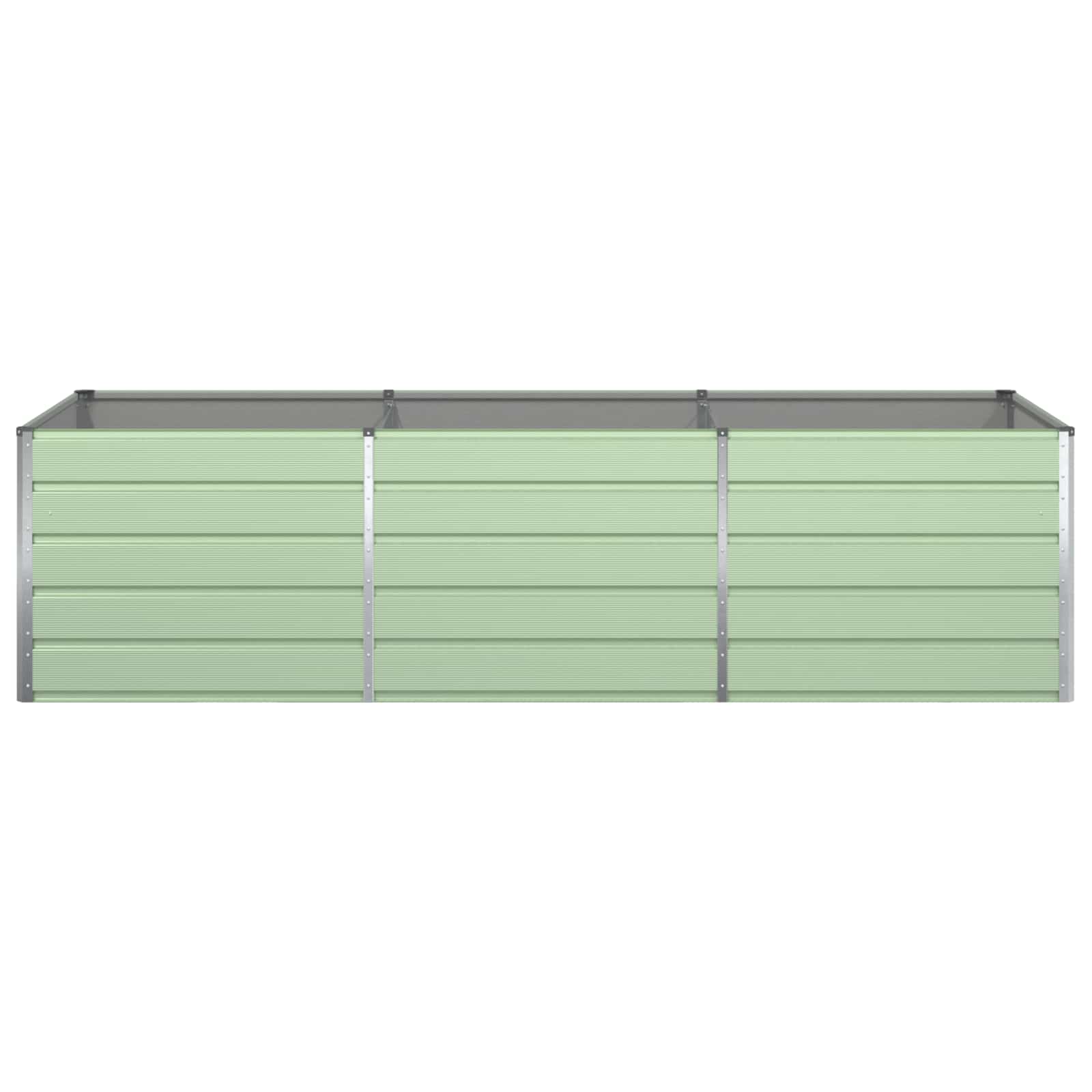 Fioriera Verde Pastello 290 x 100 x 75 cm Acciaio zincato