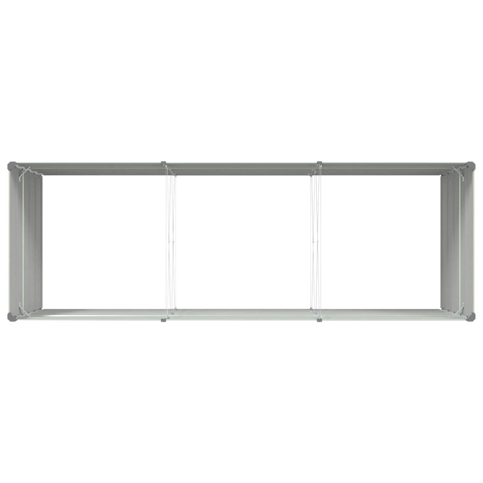 Fioriera Verde Pastello 290 x 100 x 75 cm Acciaio zincato