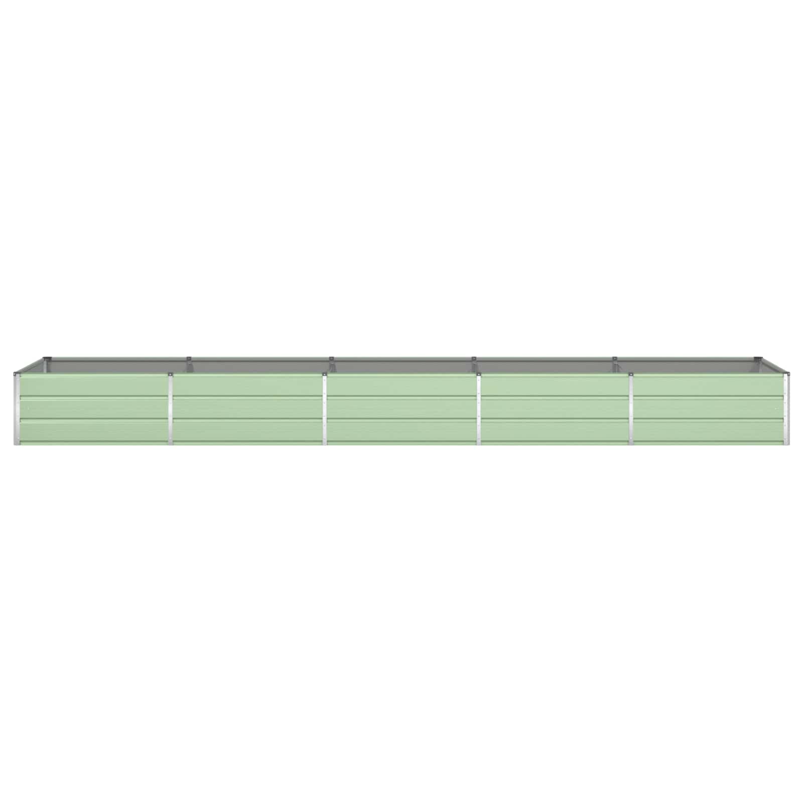 Fioriera Verde Pastello 480 x 100 x 45 cm Acciaio zincato